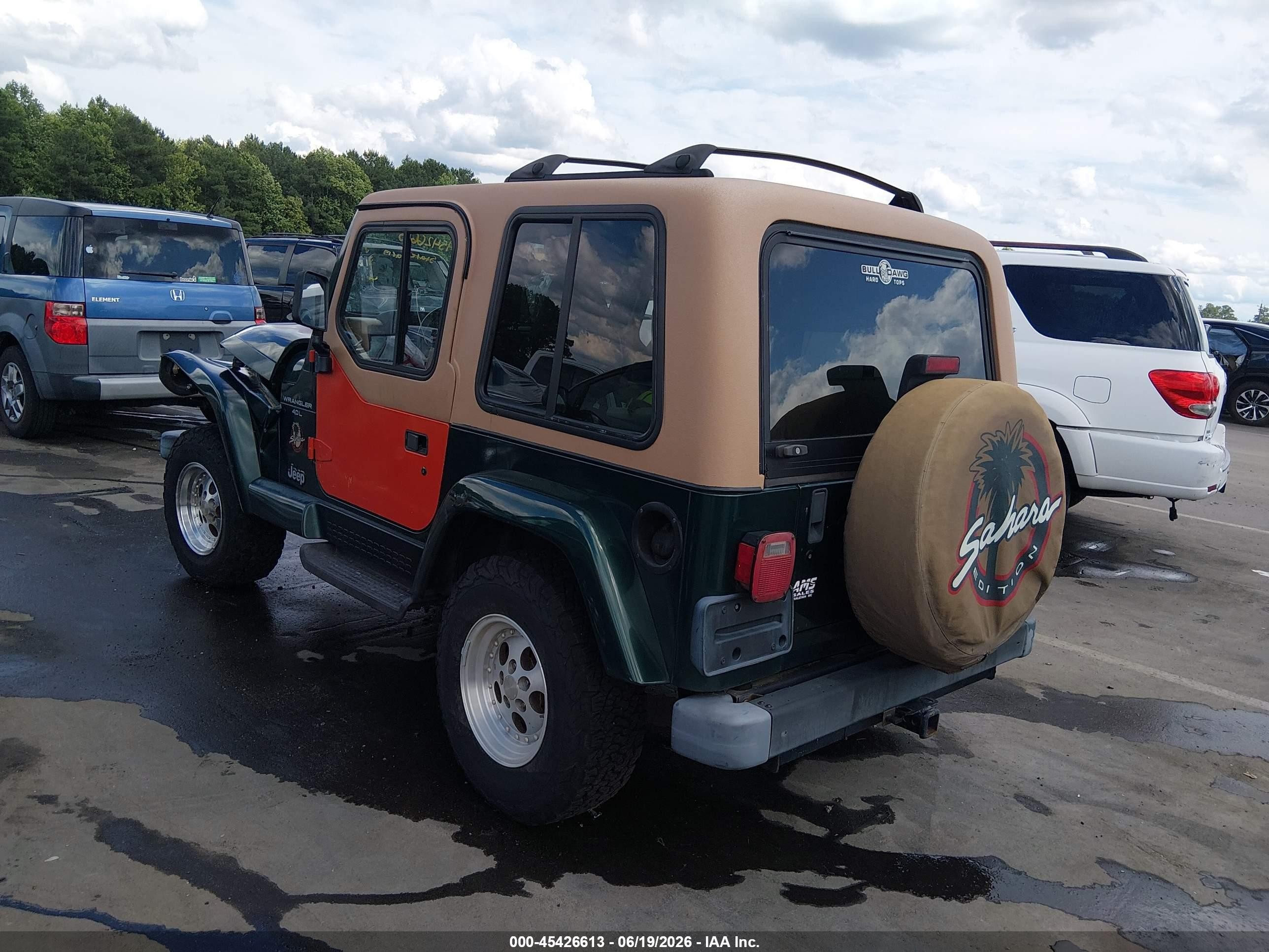 1999 Jeep Wrangler Sahara Black vin: 1J4FY49S1XP435782
