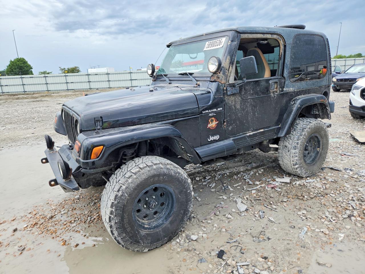 1998 Jeep Wrangler / Tj Sahara Black vin: 1J4FY49S2WP733997