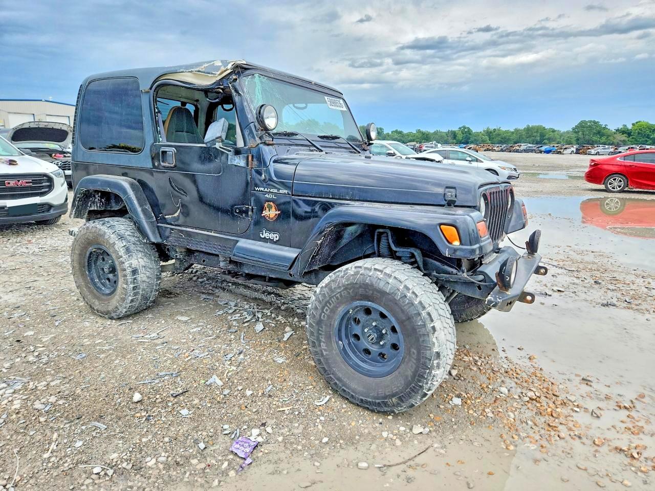 1998 Jeep Wrangler / Tj Sahara Black vin: 1J4FY49S2WP733997