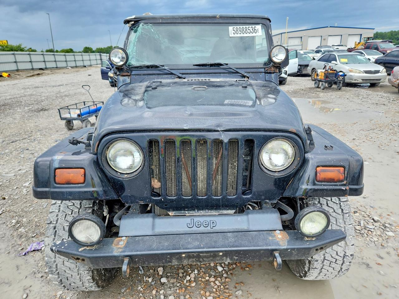 1998 Jeep Wrangler / Tj Sahara Black vin: 1J4FY49S2WP733997