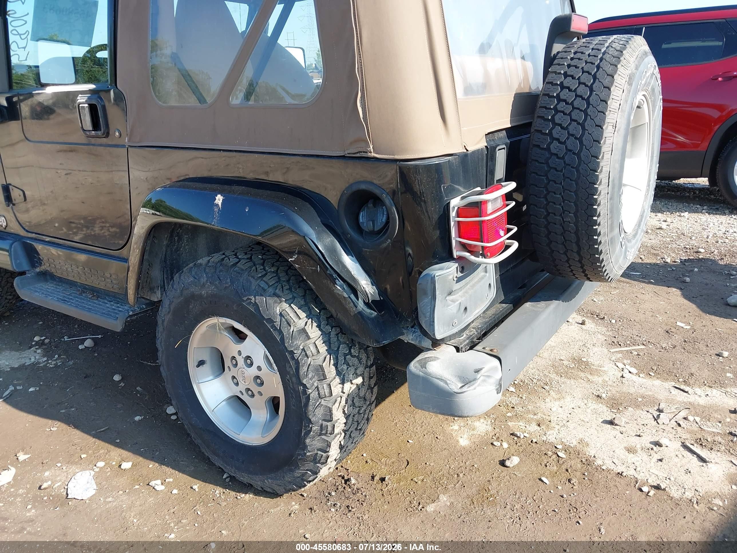 1999 Jeep Wrangler Sahara Черный vin: 1J4FY49S2XP454471