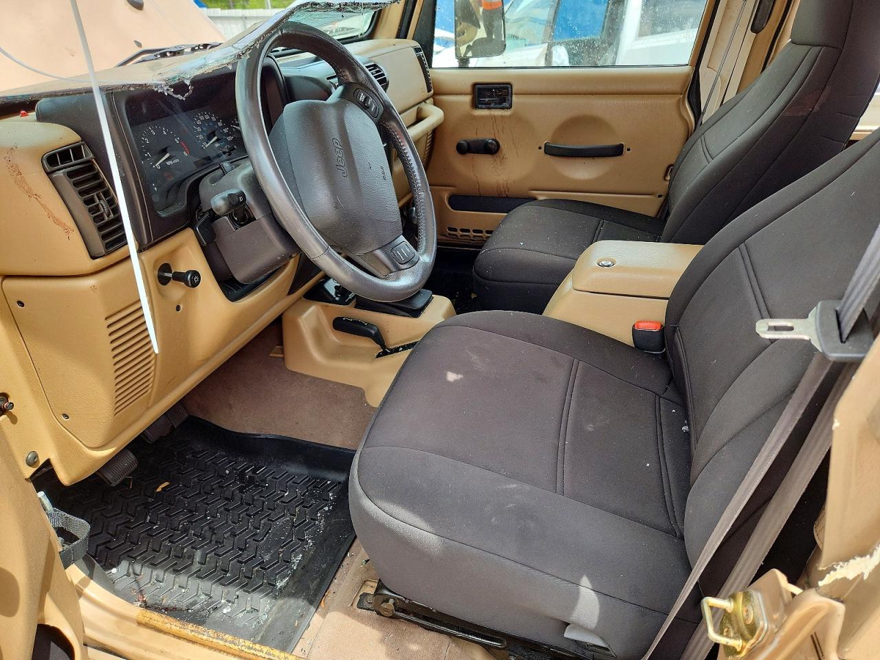 1999 Jeep Wrangler / Tj Sahara Brown vin: 1J4FY49S4XP450485