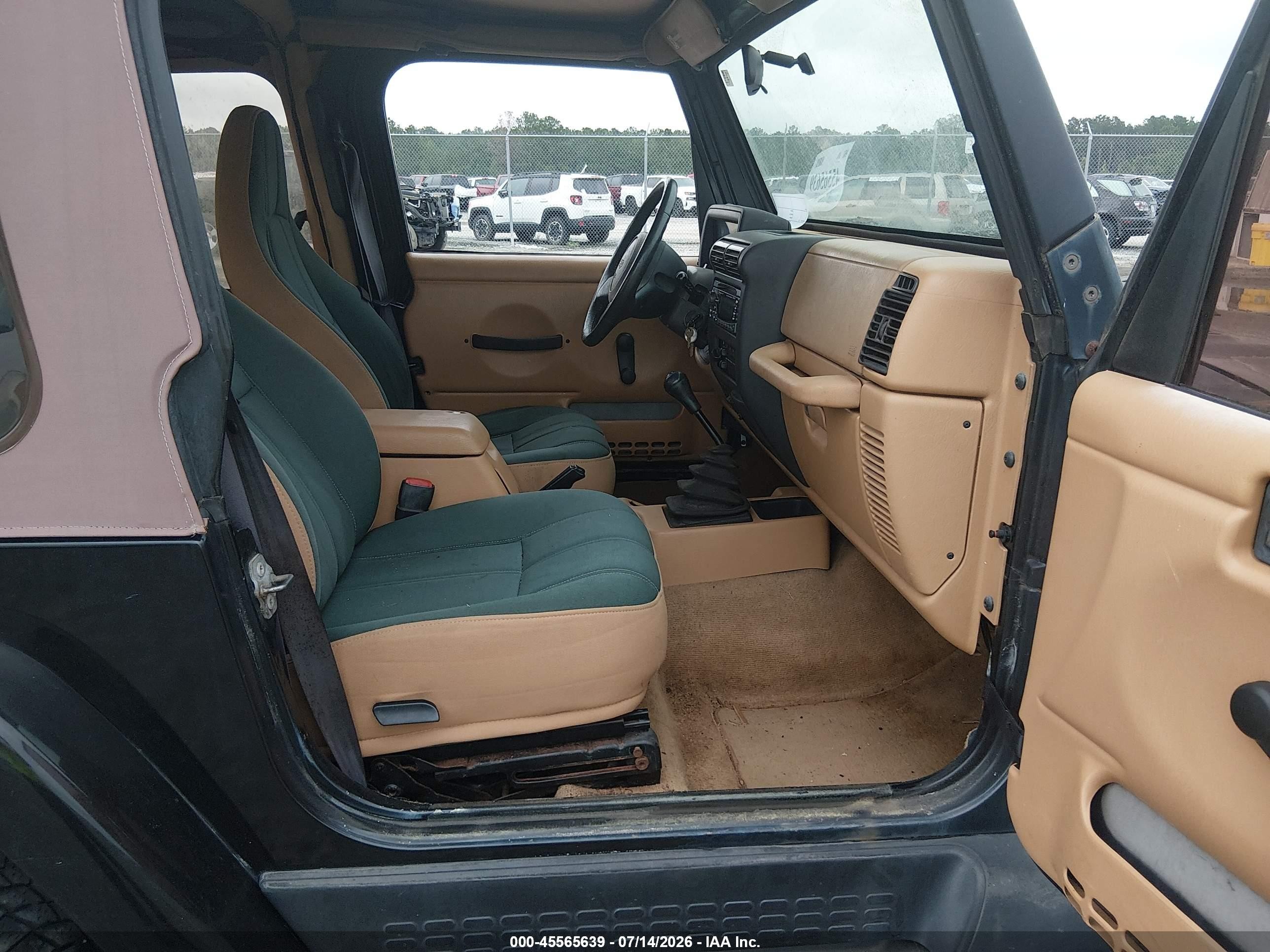 1997 Jeep Wrangler Sahara Black vin: 1J4FY49S5VP543979