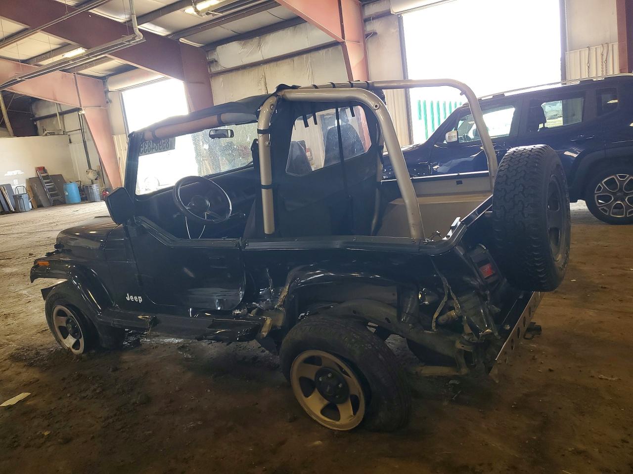 1993 Jeep Wrangler / Yj Sahara Black vin: 1J4FY49S7PP202716