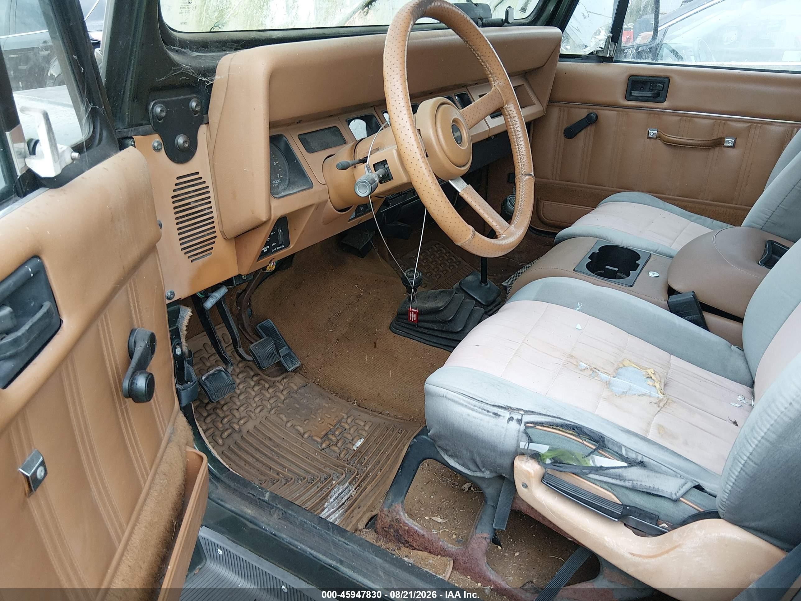 1995 Jeep Wrangler / Yj Sahara Зеленый vin: 1J4FY49S9SP274963