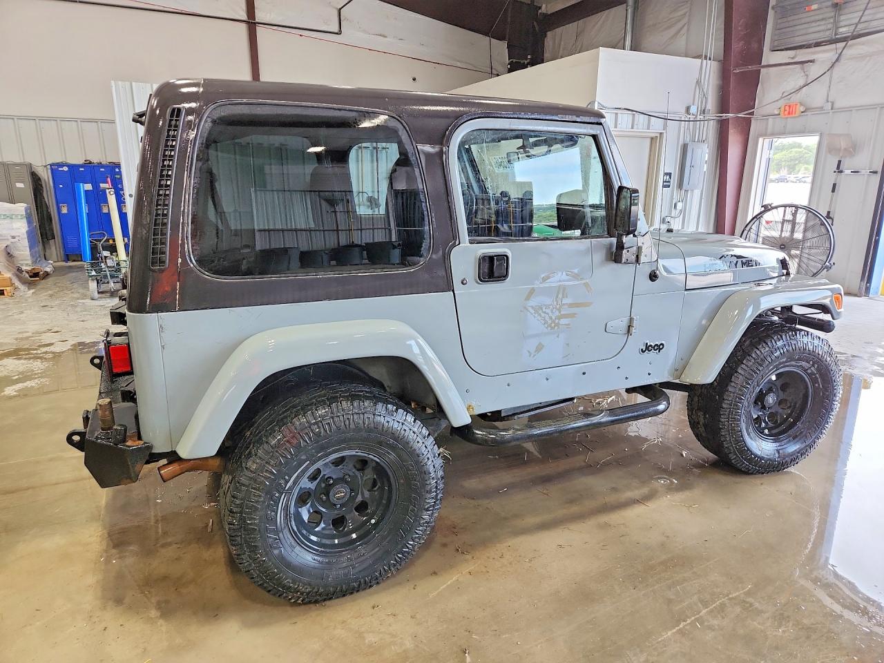 1999 Jeep Wrangler / Tj Sahara Gray vin: 1J4FY49S9XP448246