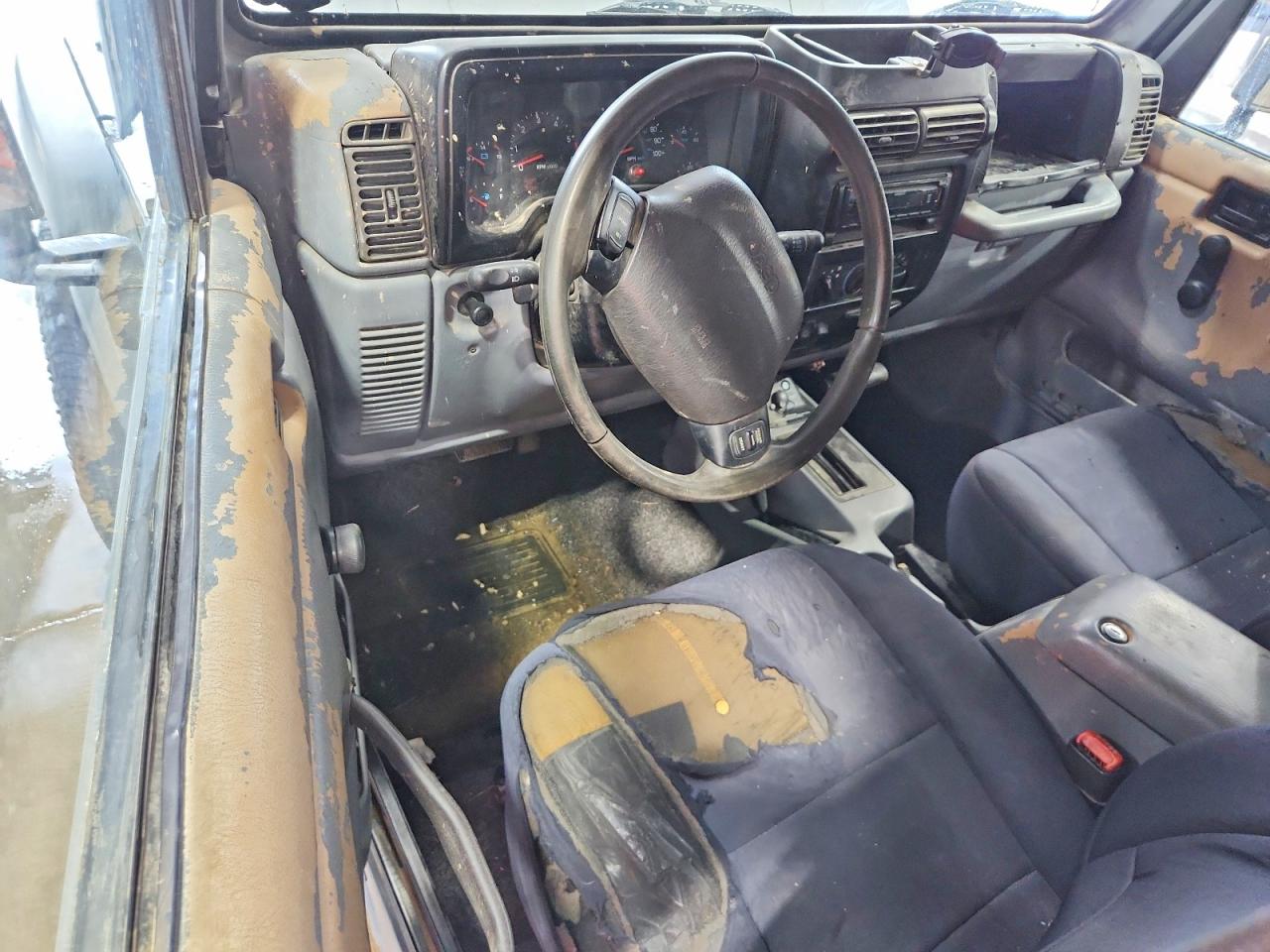 1999 Jeep Wrangler / Tj Sahara Gray vin: 1J4FY49S9XP448246