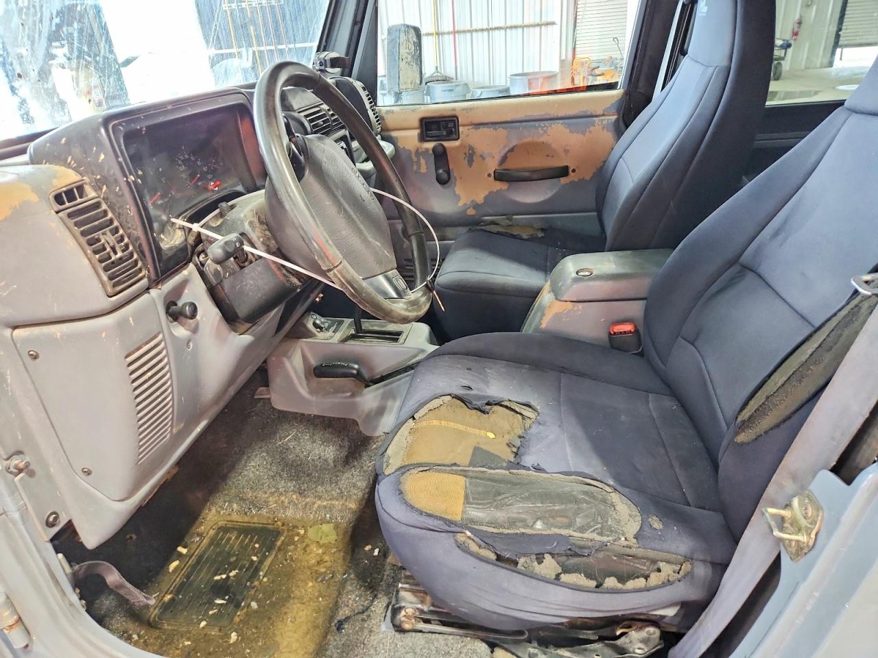 1999 Jeep Wrangler / Tj Sahara Gray vin: 1J4FY49S9XP448246