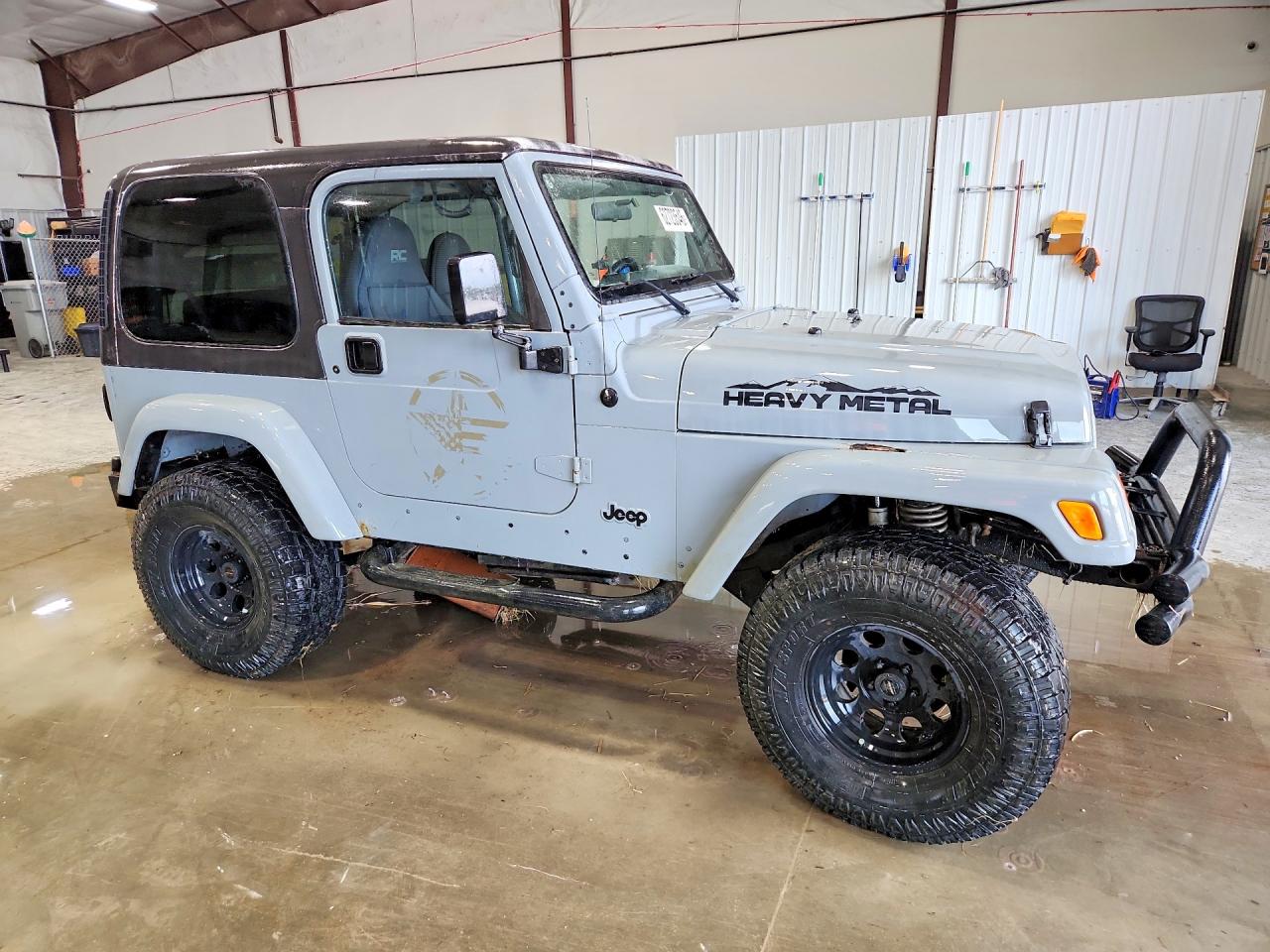 1999 Jeep Wrangler / Tj Sahara Gray vin: 1J4FY49S9XP448246