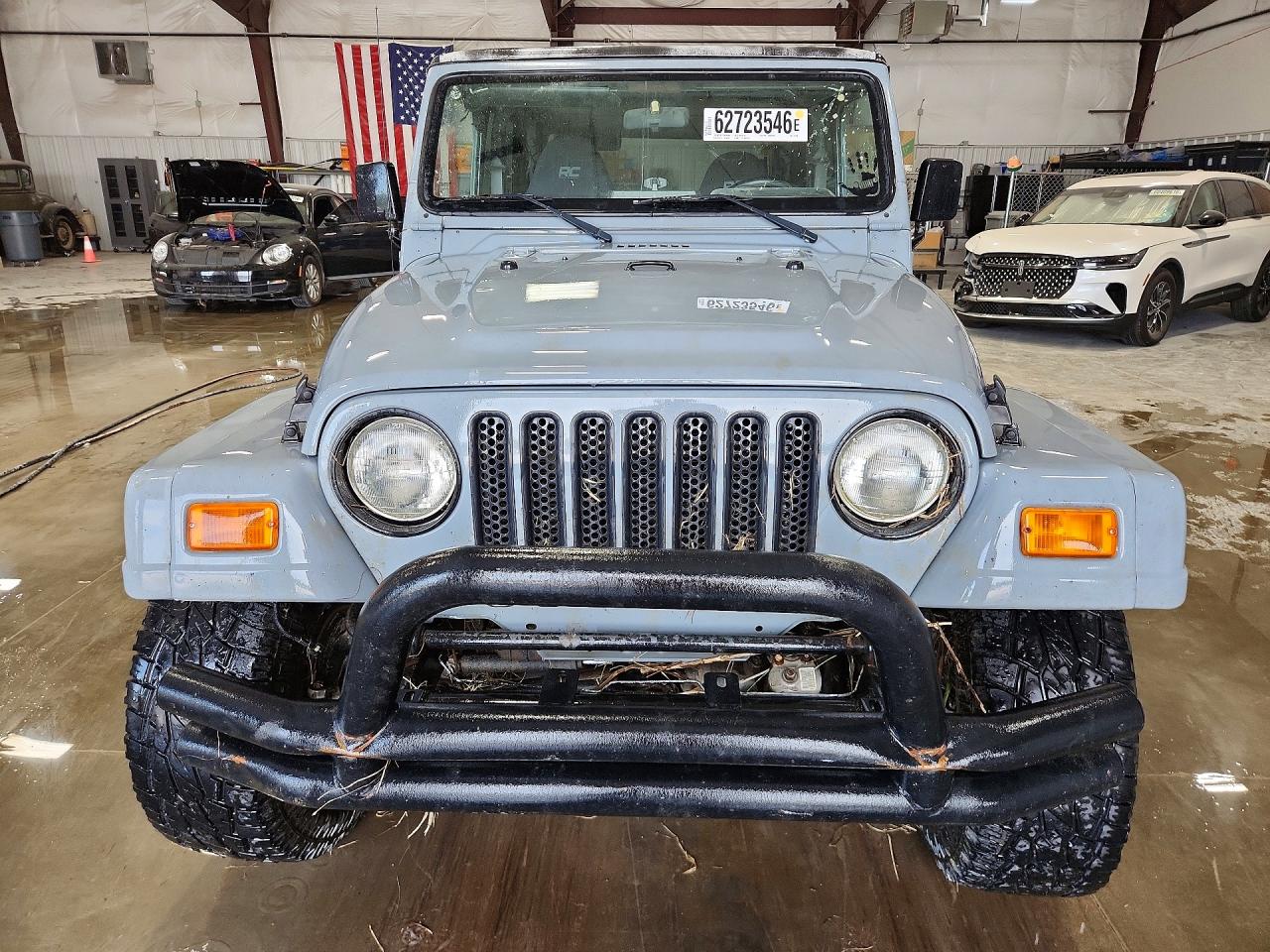 1999 Jeep Wrangler / Tj Sahara Gray vin: 1J4FY49S9XP448246