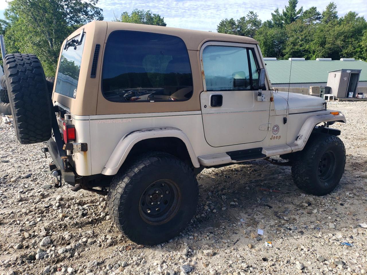 1995 Jeep Wrangler / Yj Sahara Tan vin: 1J4FY49SXSP246962