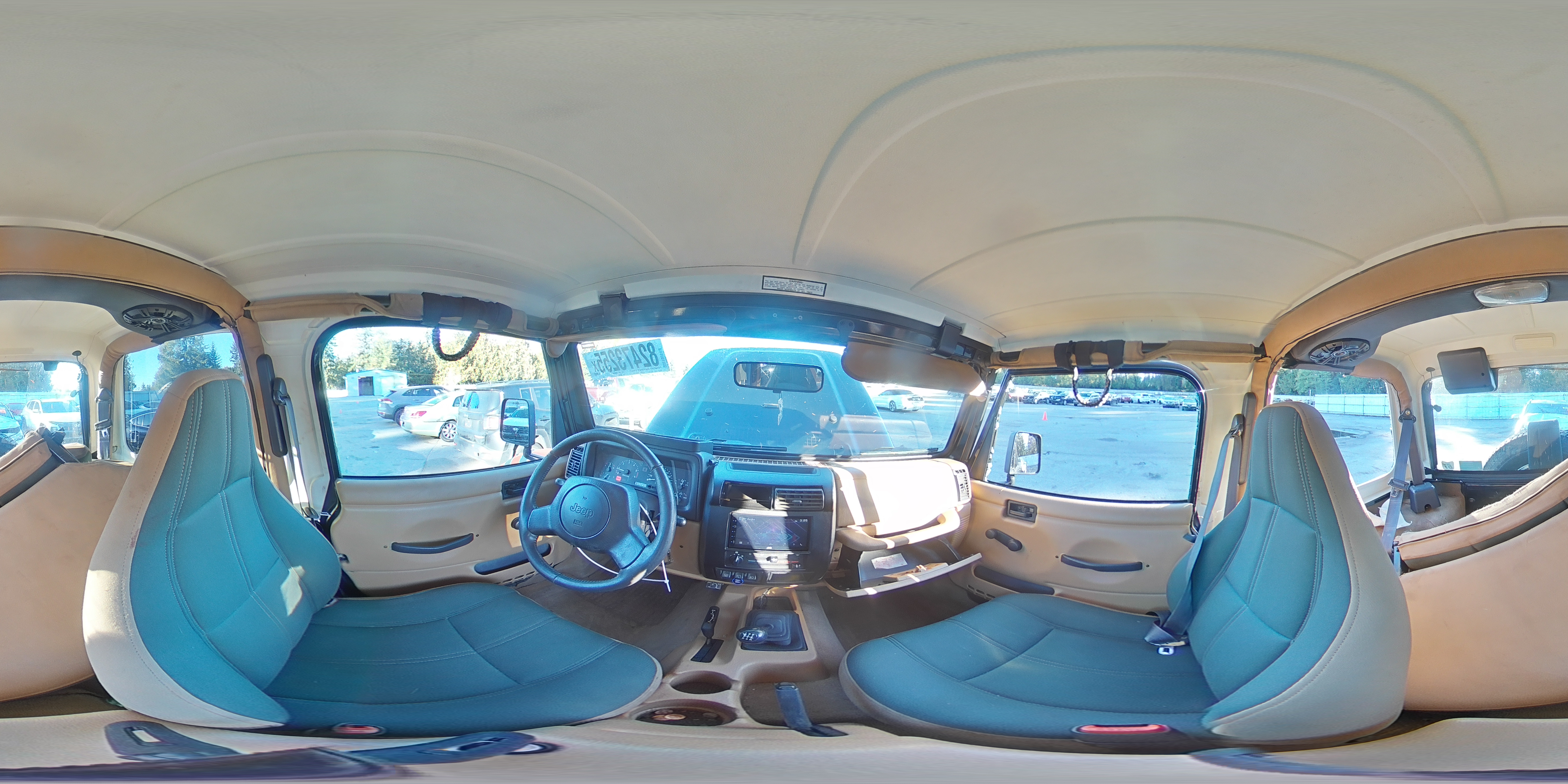 1997 Jeep Wrangler / Tj Sahara Черный vin: 1J4FY49SXVP486730