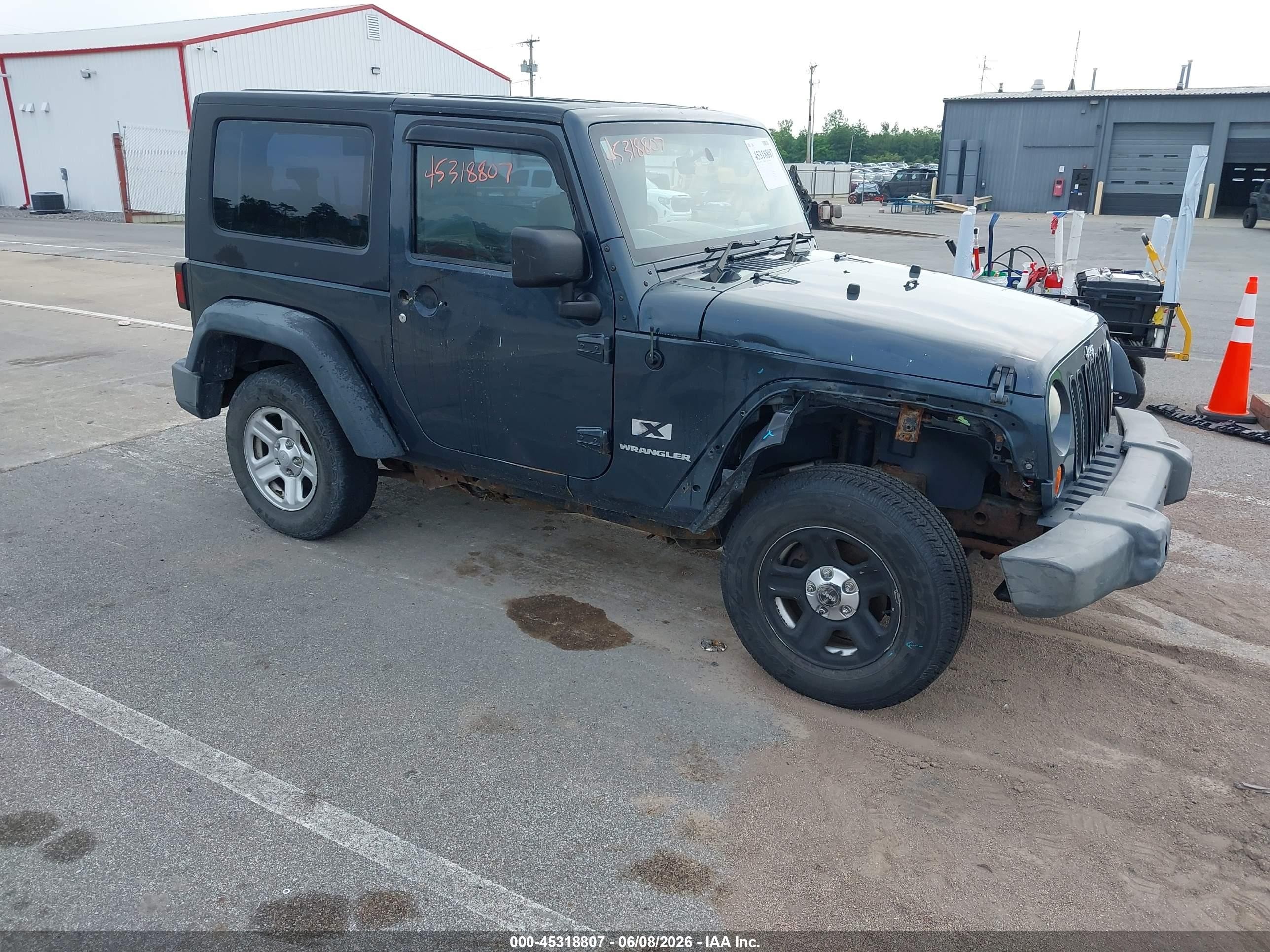 2008 Jeep Wrangler X Rhd Black vin: 1J4FZ24158L570143