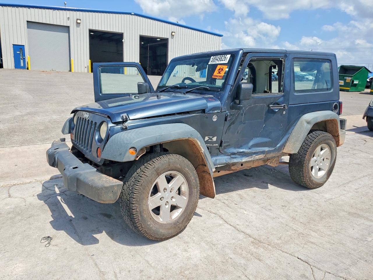 2008 Jeep Wrangler X Gray vin: 1J4FZ241X8L538174