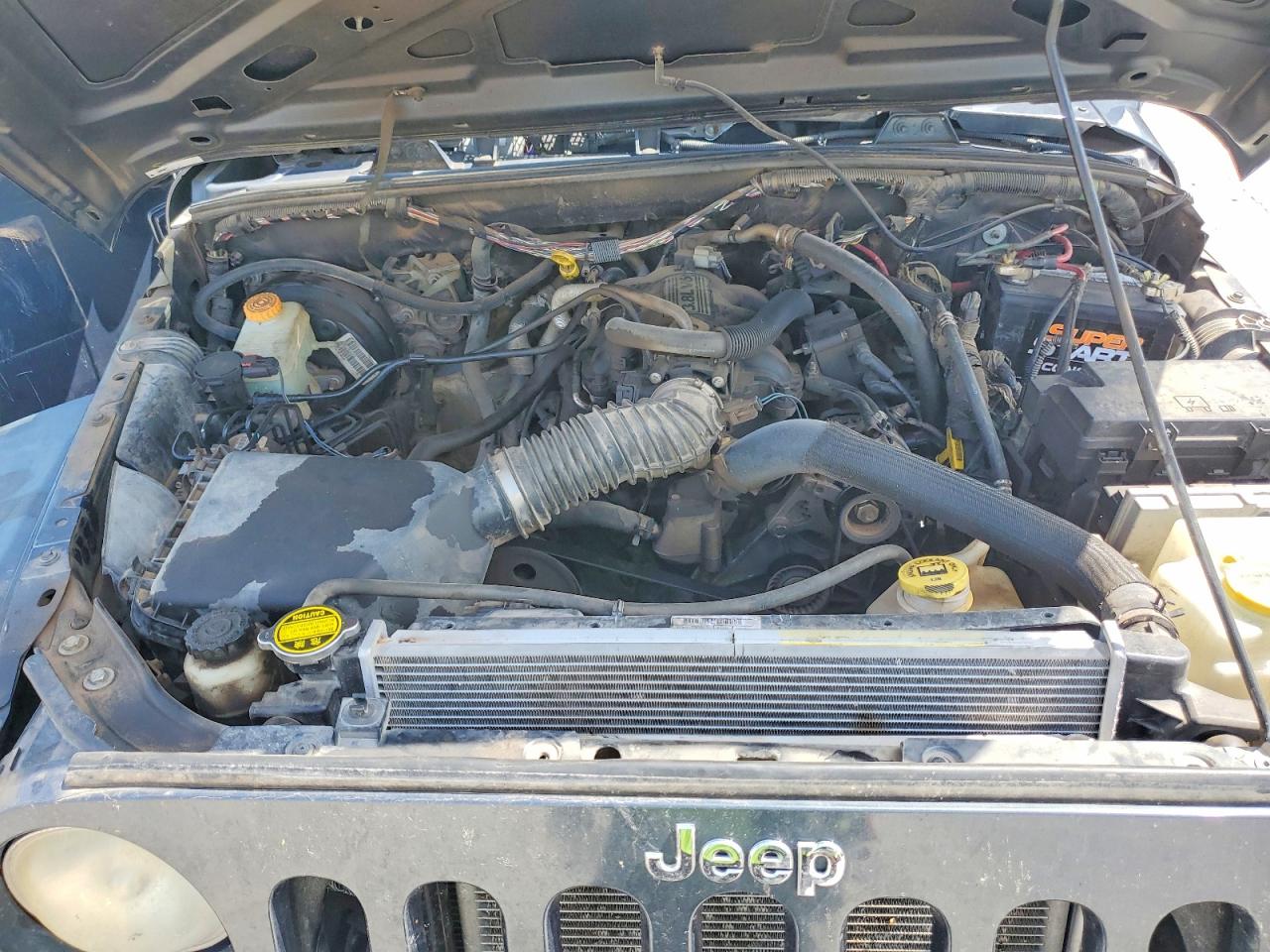 2008 Jeep Wrangler X Gray vin: 1J4FZ241X8L538174