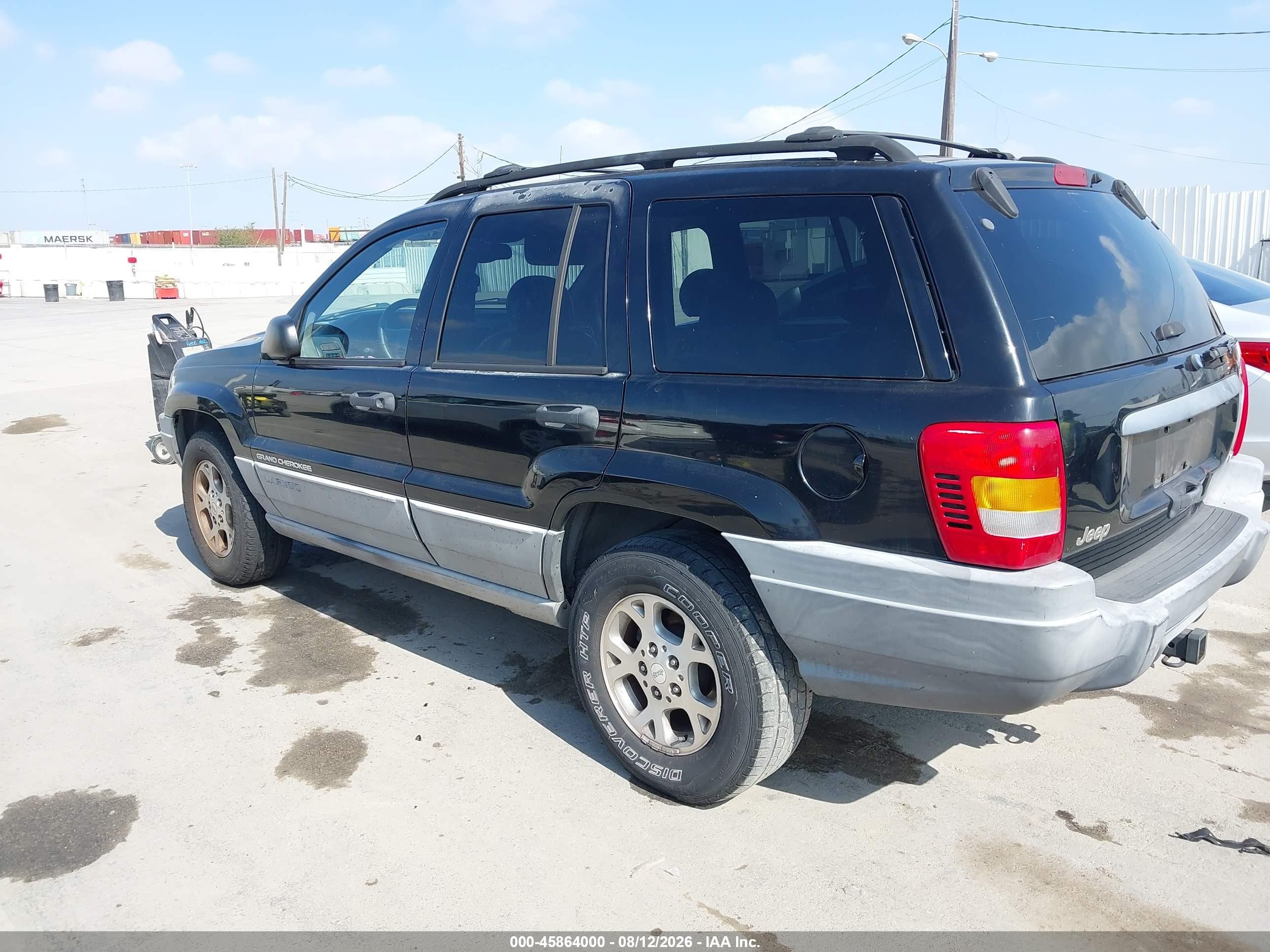 2000 Jeep Grand Cherokee Laredo Black vin: 1J4G248N0YC360664