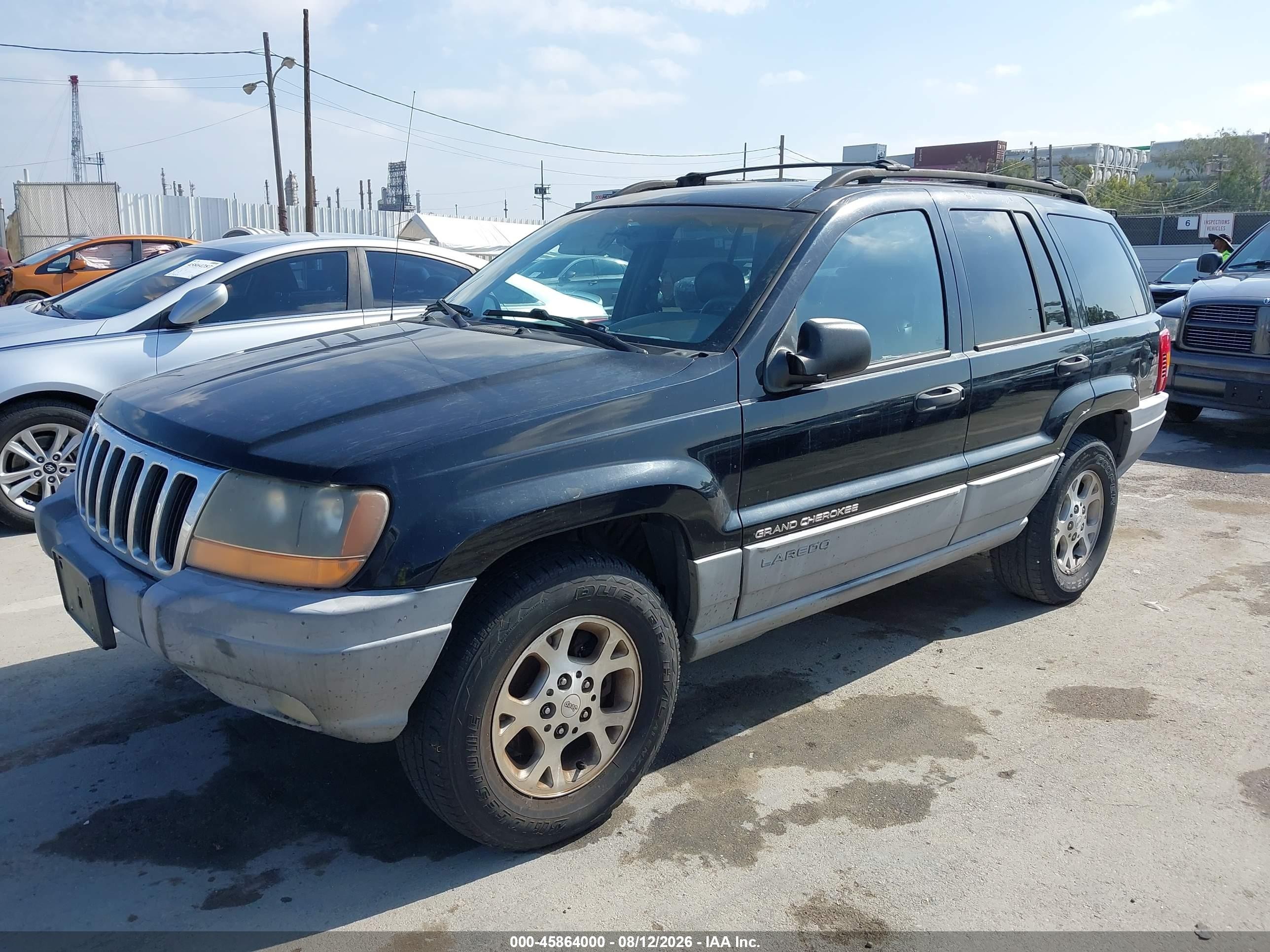 2000 Jeep Grand Cherokee Laredo Black vin: 1J4G248N0YC360664