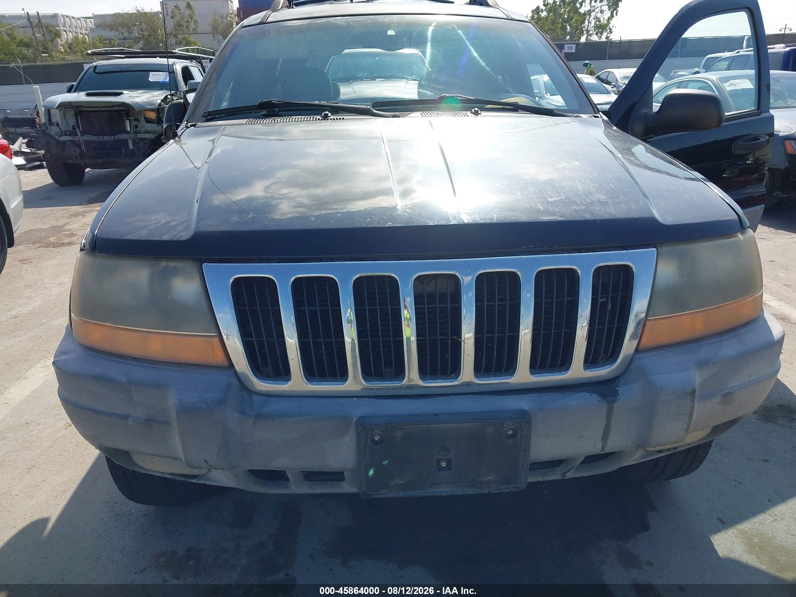 2000 Jeep Grand Cherokee Laredo Black vin: 1J4G248N0YC360664
