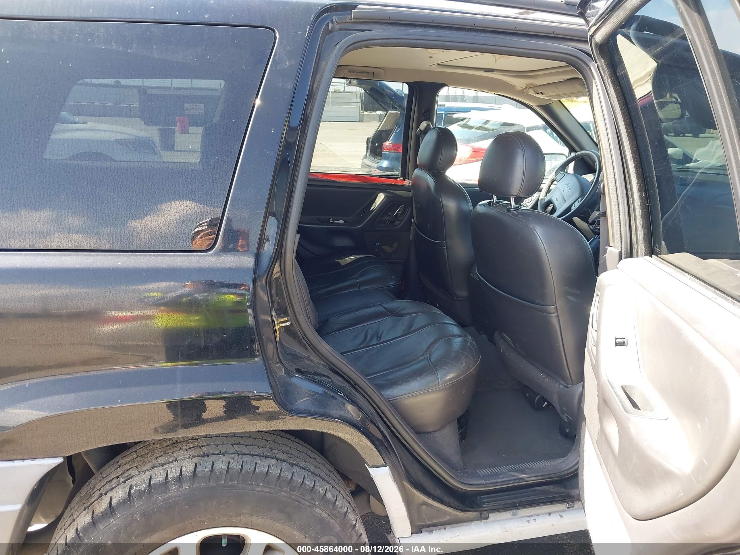 2000 Jeep Grand Cherokee Laredo Black vin: 1J4G248N0YC360664