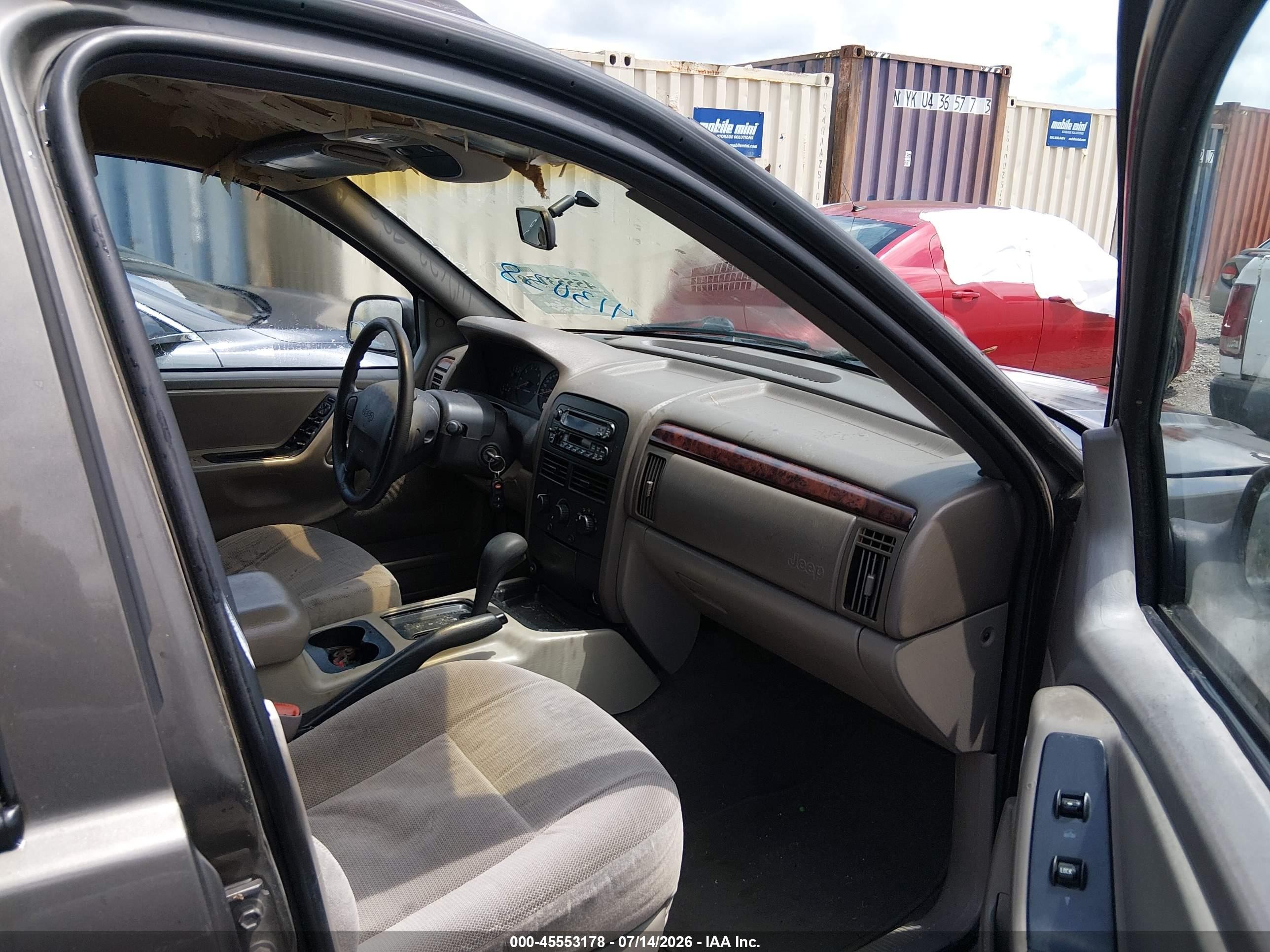 2000 Jeep Grand Cherokee Laredo Brown vin: 1J4G248S3YC413038