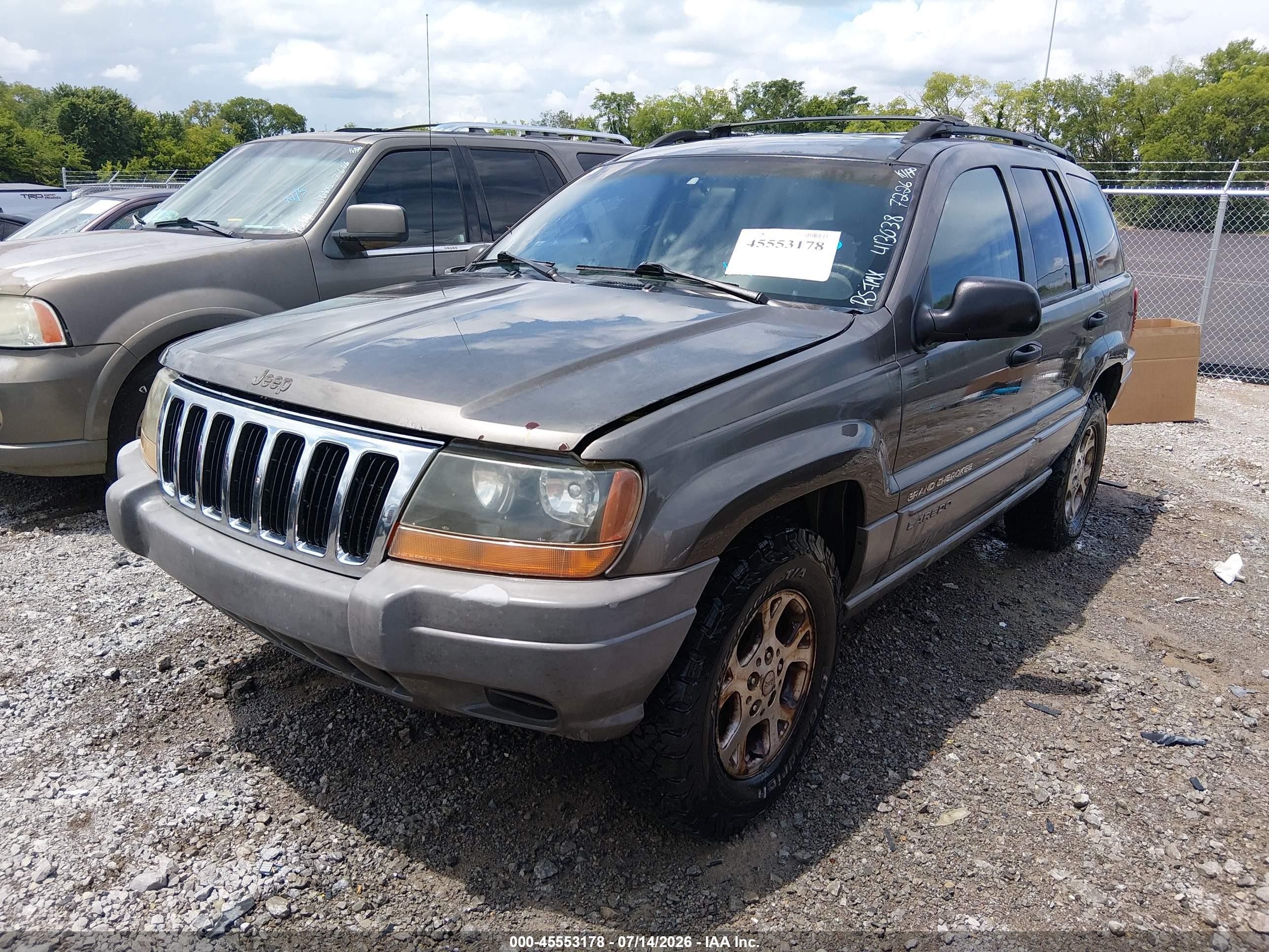 2000 Jeep Grand Cherokee Laredo Brown vin: 1J4G248S3YC413038