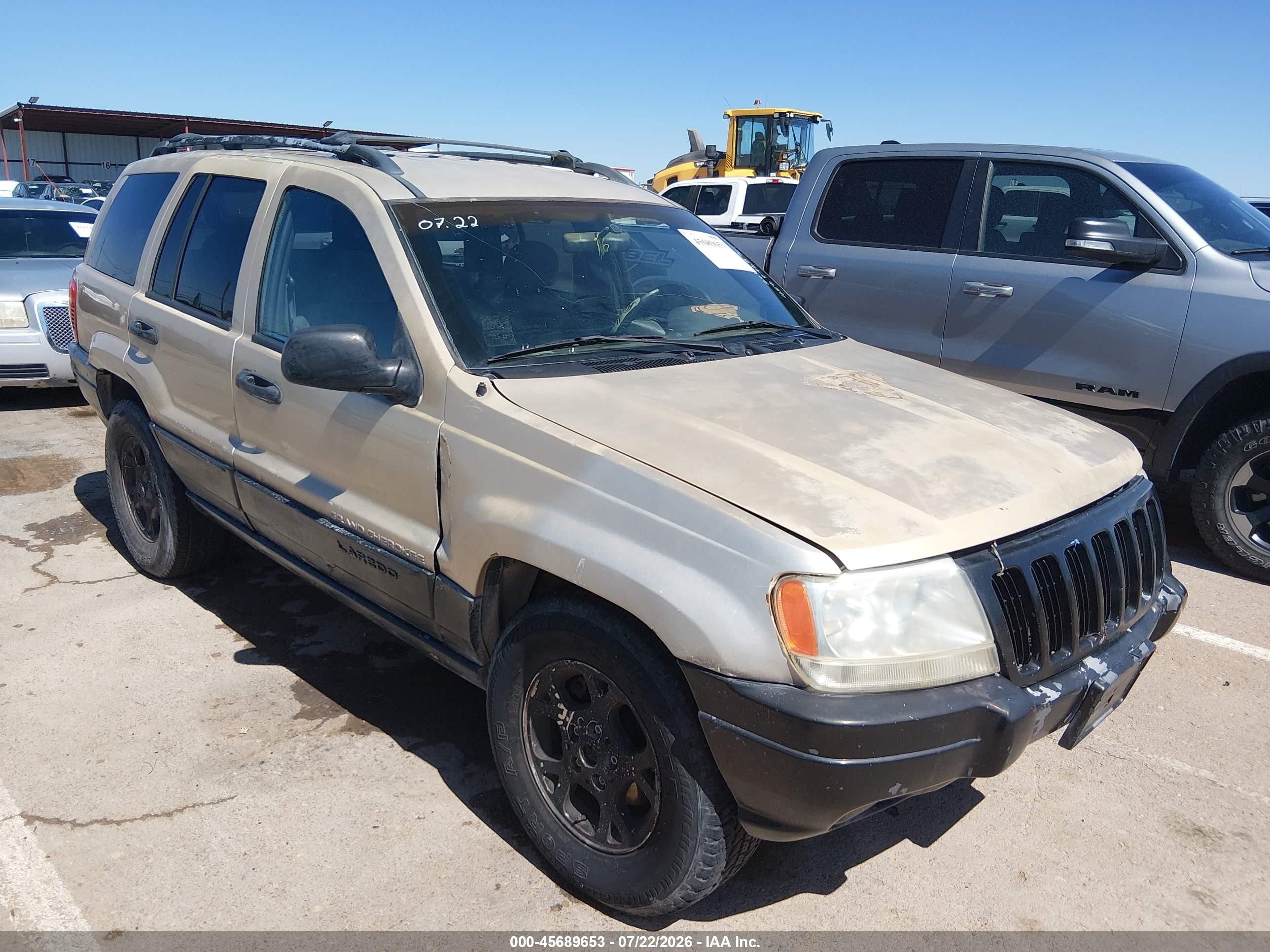 2000 Jeep Grand Cherokee Laredo Brown vin: 1J4G248S8YC125578