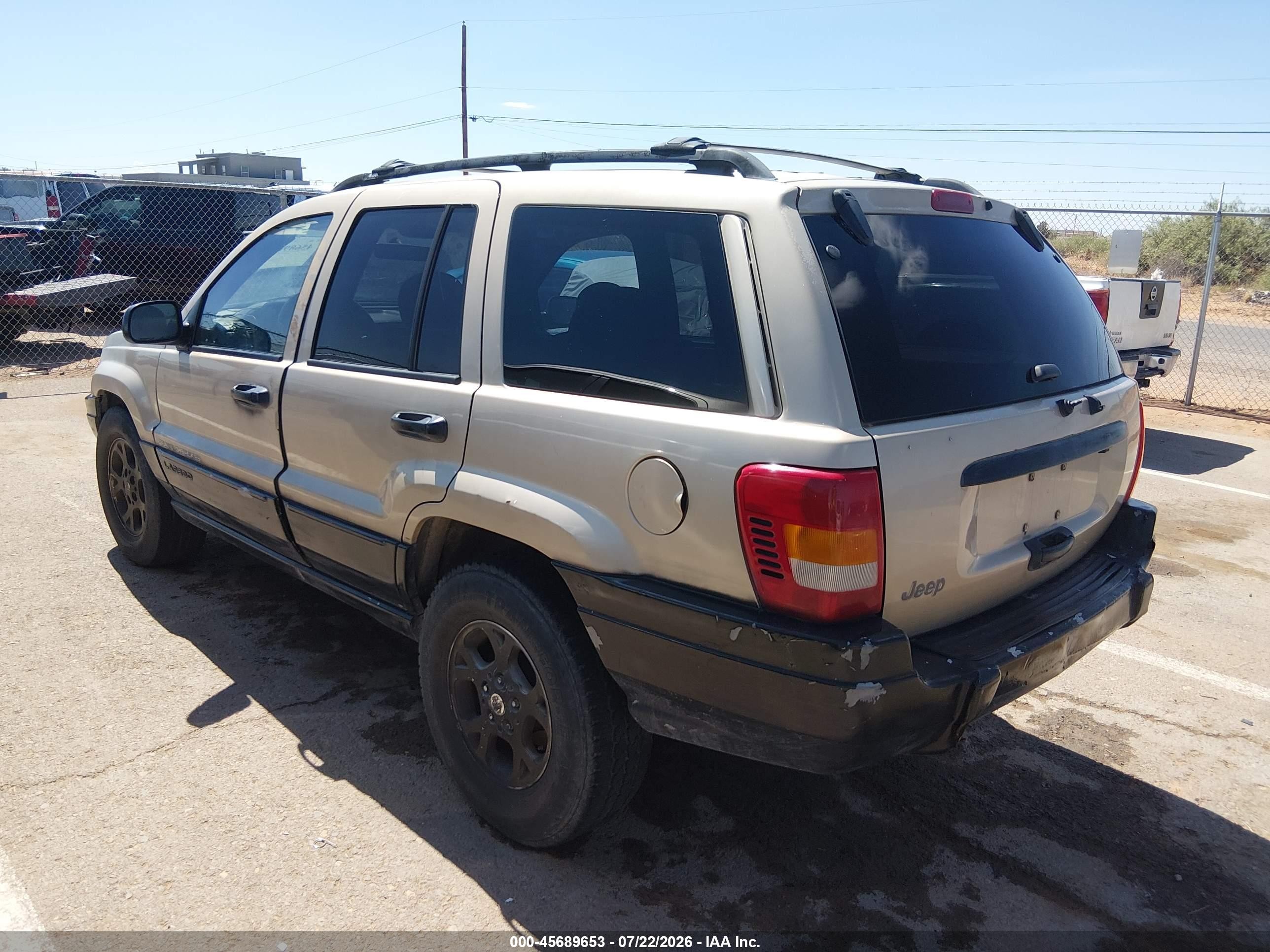 2000 Jeep Grand Cherokee Laredo Коричневый vin: 1J4G248S8YC125578
