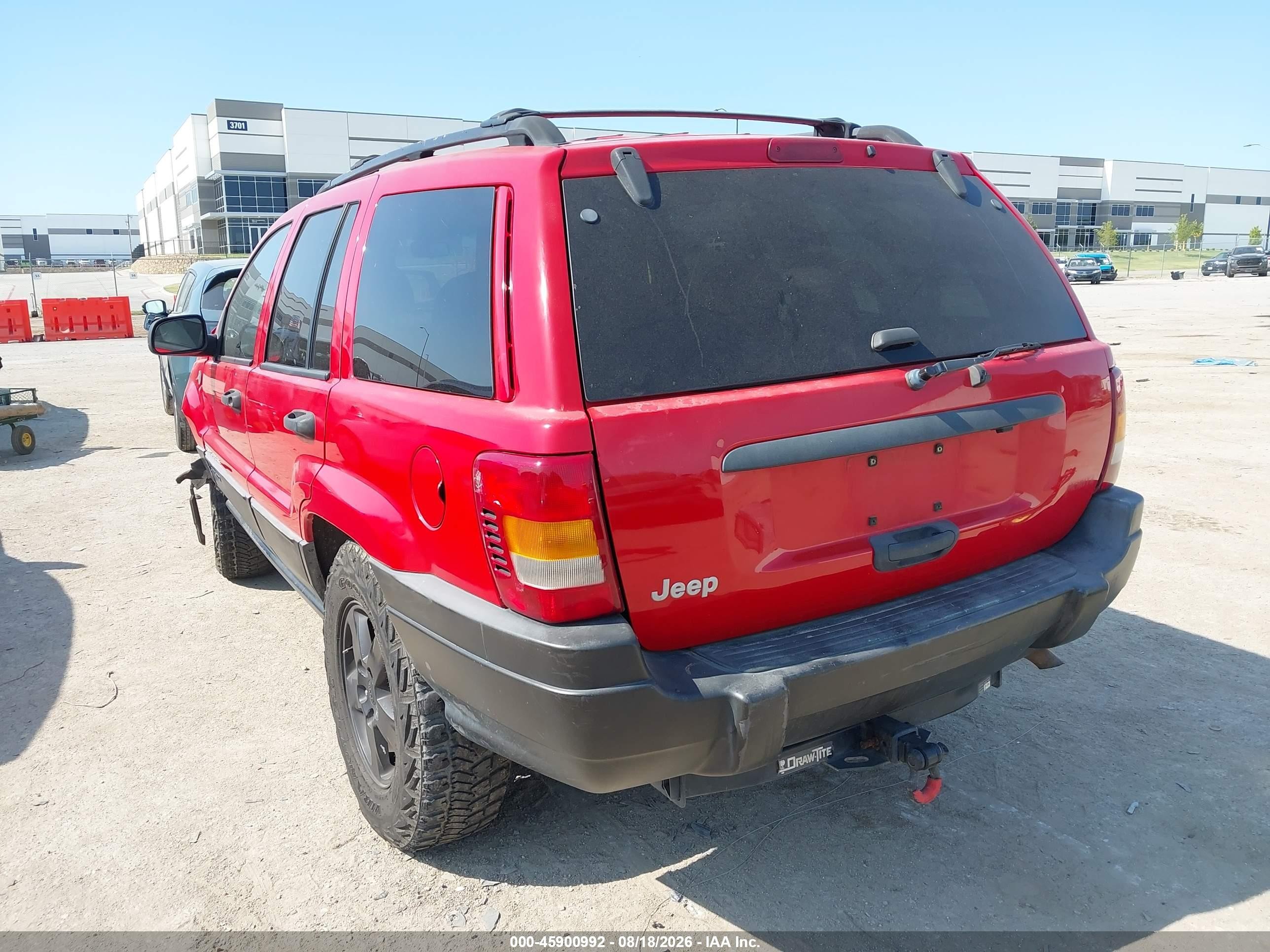 1999 Jeep Grand Cherokee Laredo Красный vin: 1J4G258S0XC797333