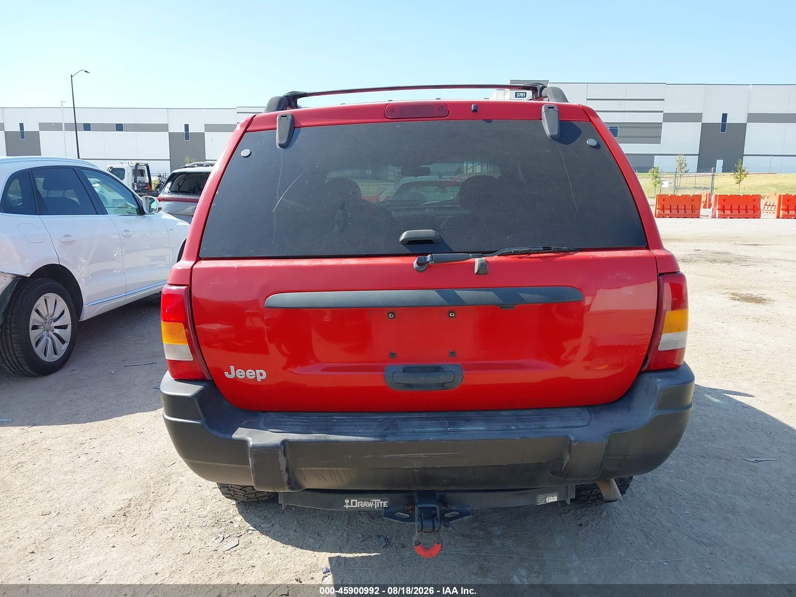 1999 Jeep Grand Cherokee Laredo Красный vin: 1J4G258S0XC797333