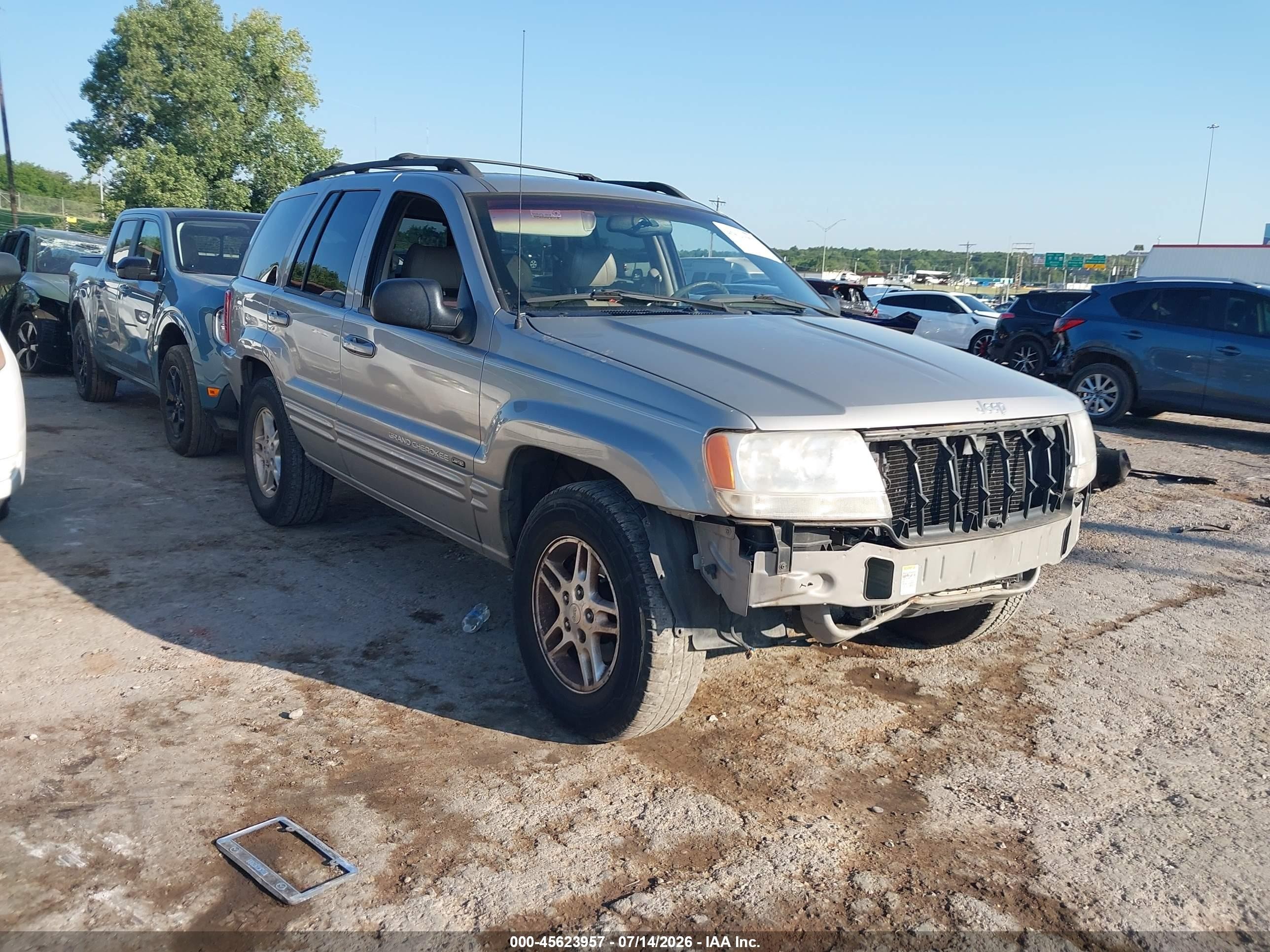 2000 Jeep Grand Cherokee Limited Champagne vin: 1J4G258S5YC310015