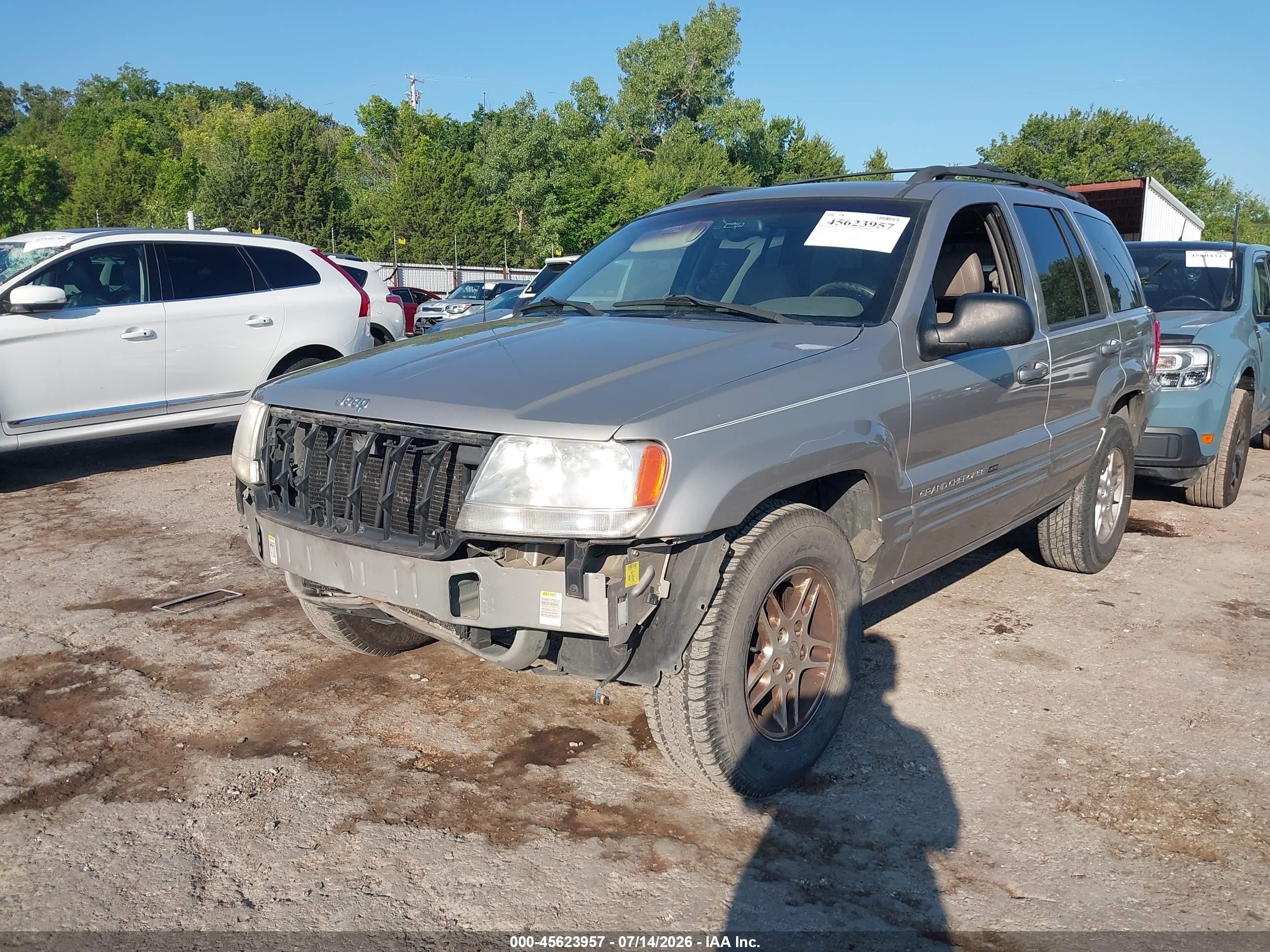 2000 Jeep Grand Cherokee Limited Champagne vin: 1J4G258S5YC310015