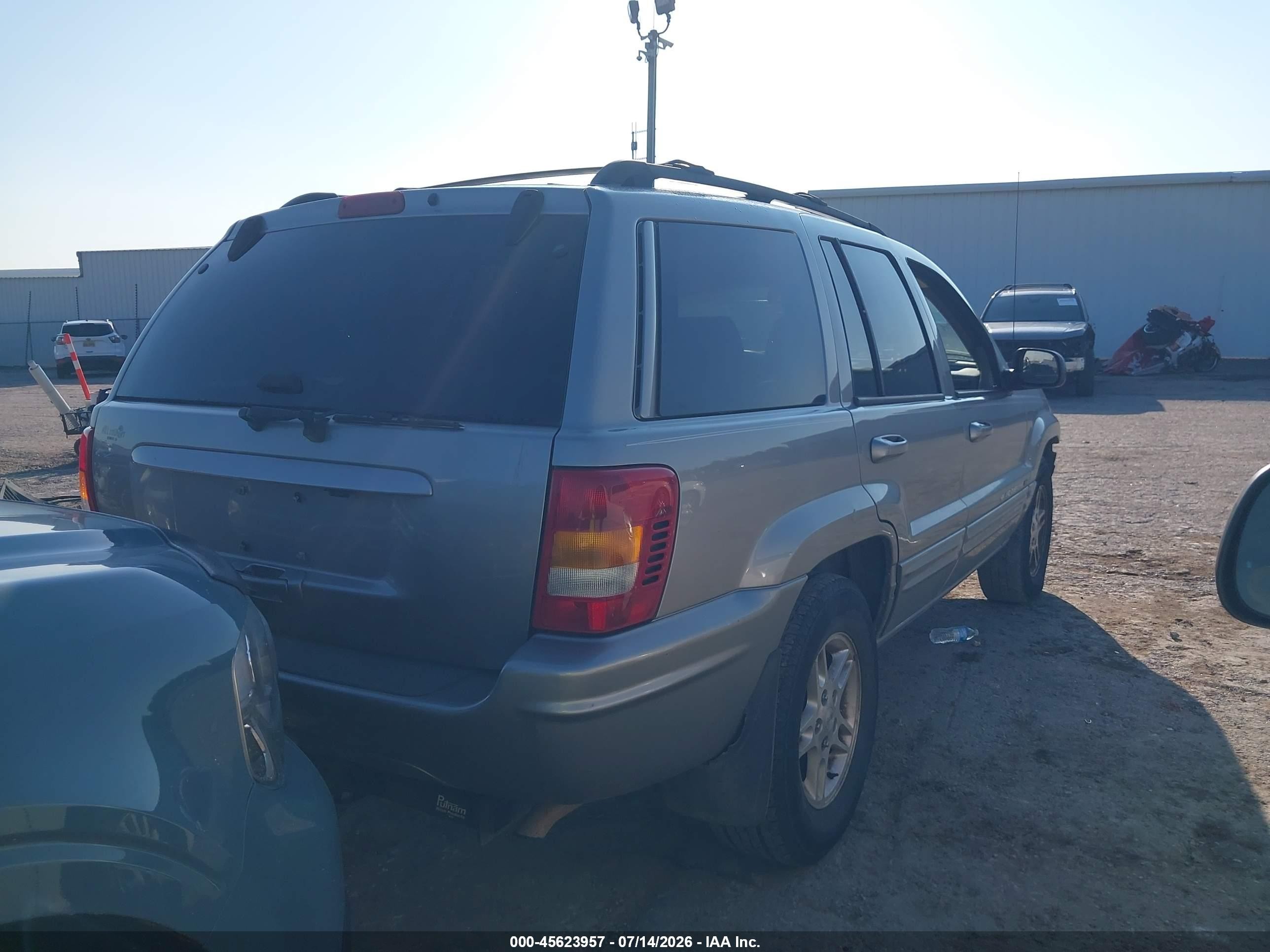 2000 Jeep Grand Cherokee Limited Champagne vin: 1J4G258S5YC310015