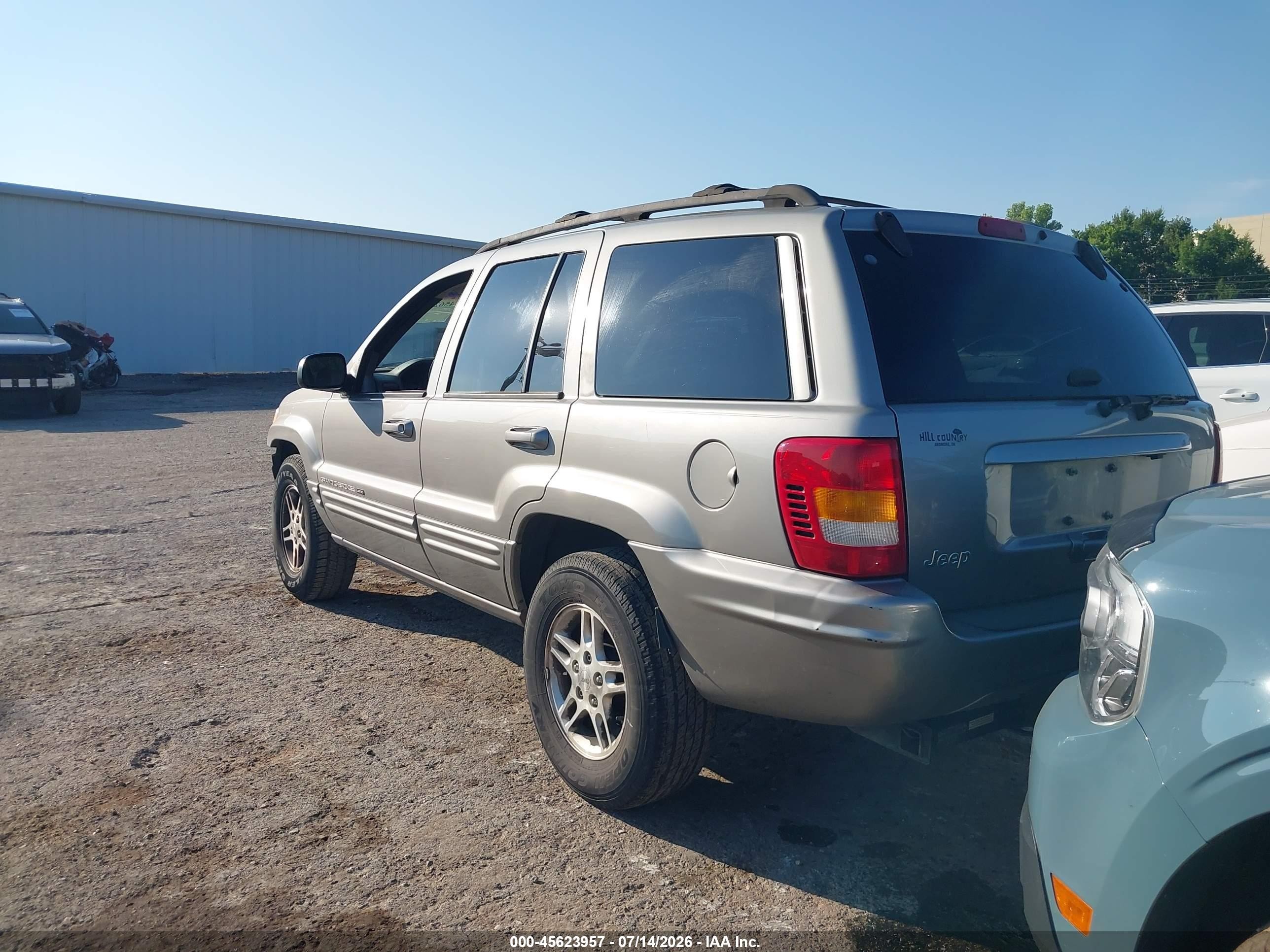 2000 Jeep Grand Cherokee Limited Champagne vin: 1J4G258S5YC310015