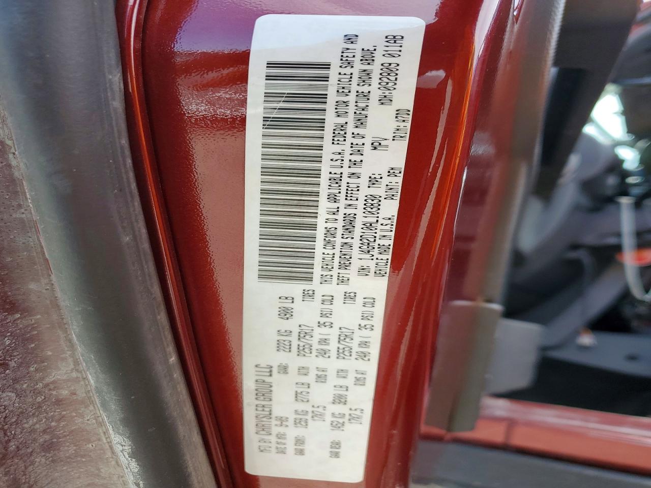 2010 Jeep Wrangler Sport Red vin: 1J4GA2D10AL103830