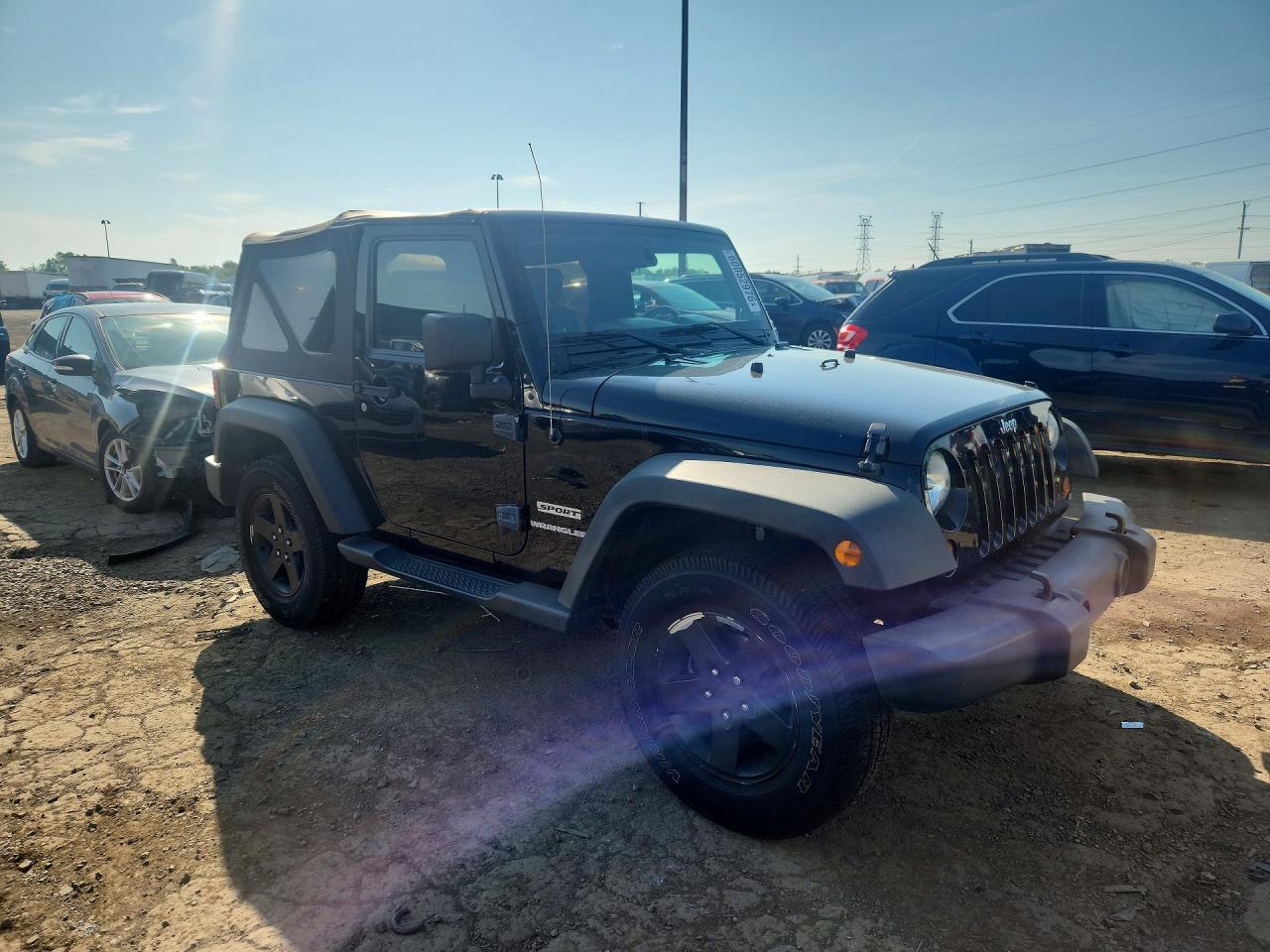 2010 Jeep Wrangler Sport Black vin: 1J4GA2D14AL138628