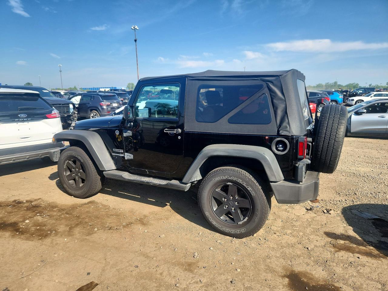 2010 Jeep Wrangler Sport Black vin: 1J4GA2D14AL138628
