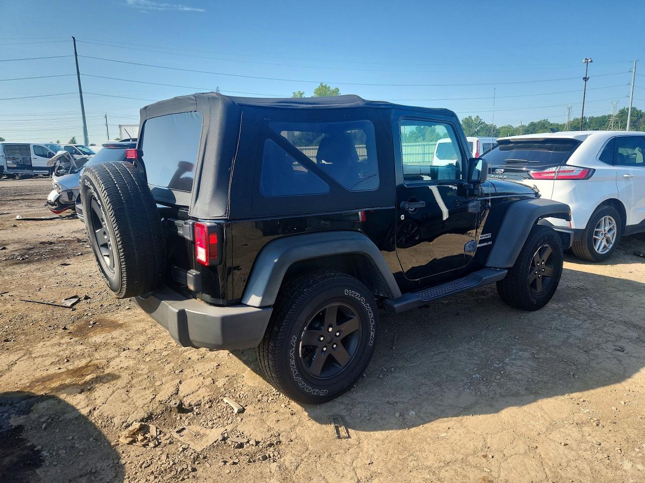 2010 Jeep Wrangler Sport Black vin: 1J4GA2D14AL138628