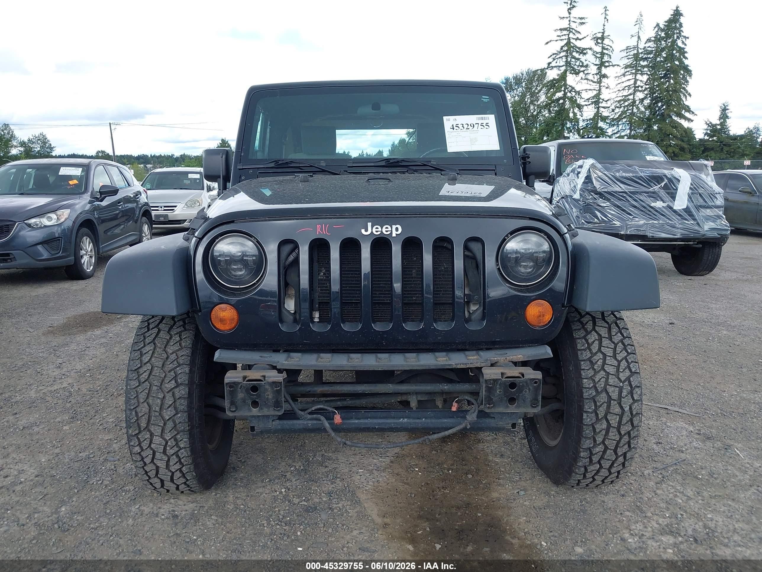 2010 Jeep Wrangler Sport Черный vin: 1J4GA2D16AL204581