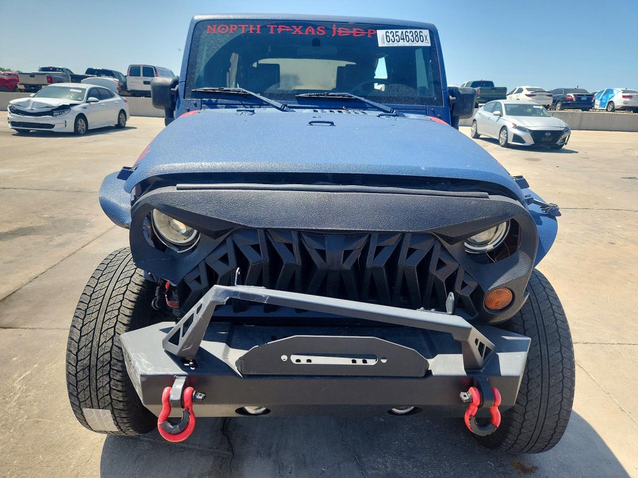 2007 Jeep Wrangler X Blue vin: 1J4GA39107L115581