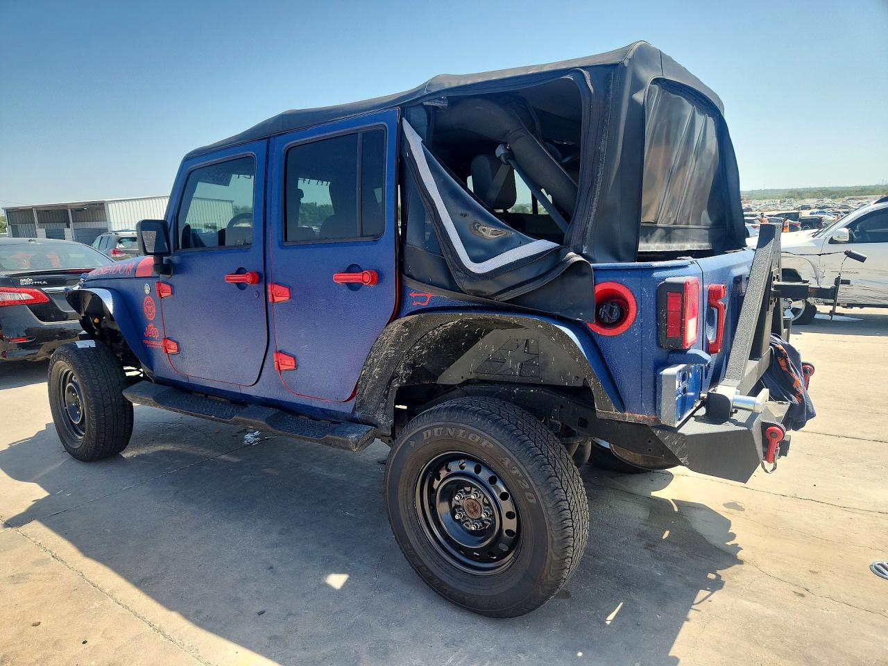 2007 Jeep Wrangler X Blue vin: 1J4GA39107L115581