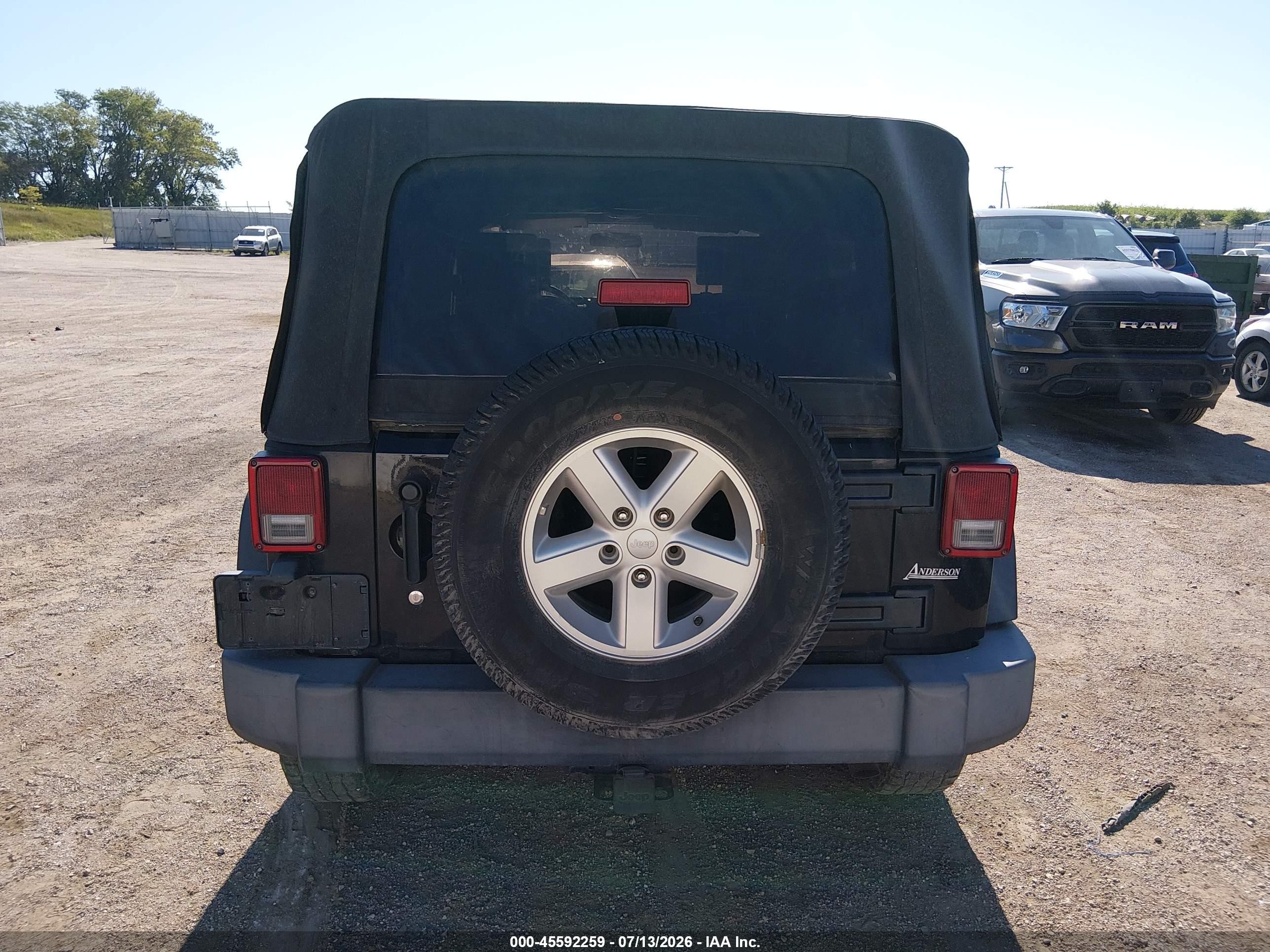 2007 Jeep Wrangler Unlimited X Black vin: 1J4GA39117L133250