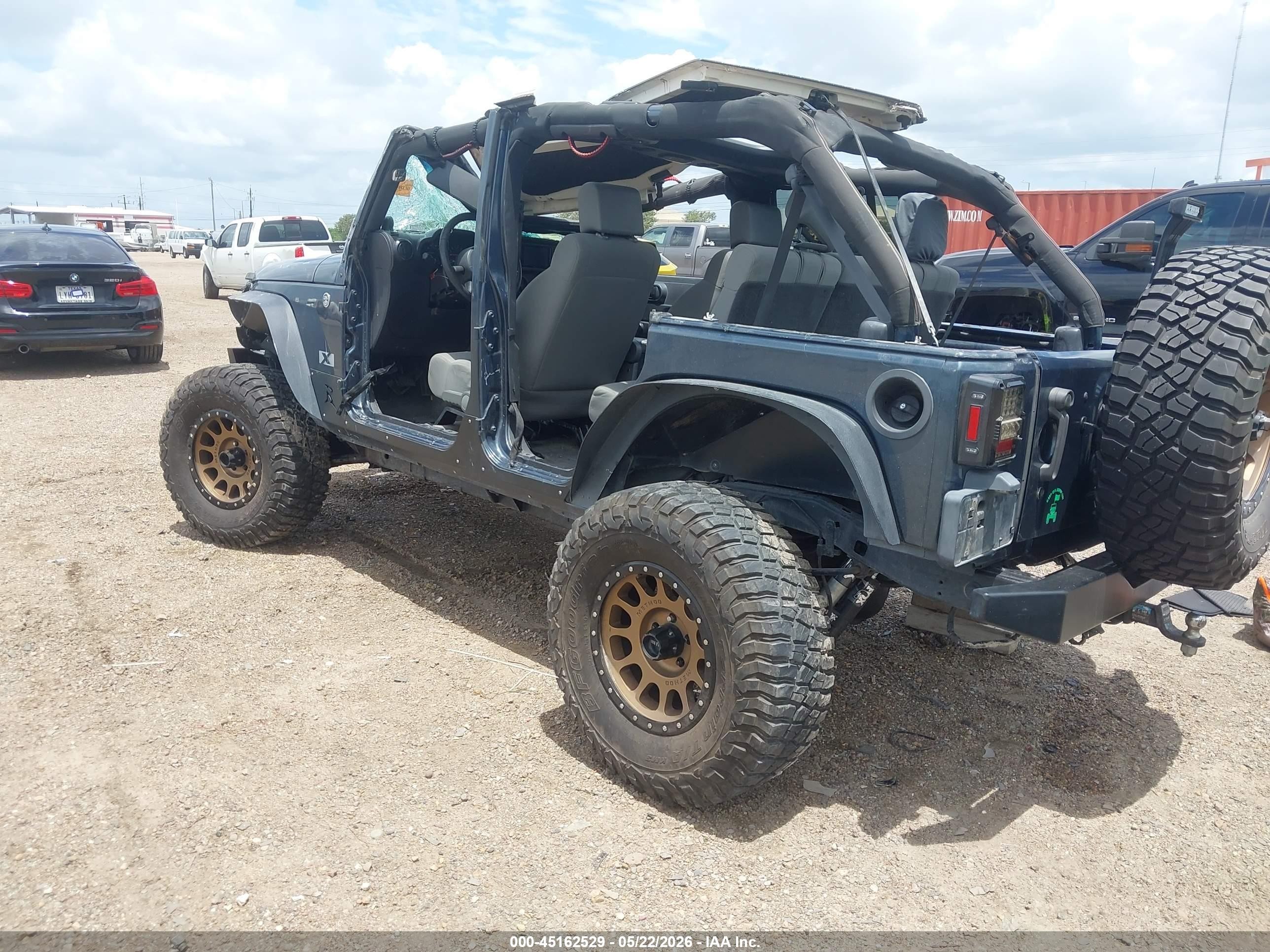 2008 Jeep Wrangler Unlimited X Dark Blue vin: 1J4GA39118L545203