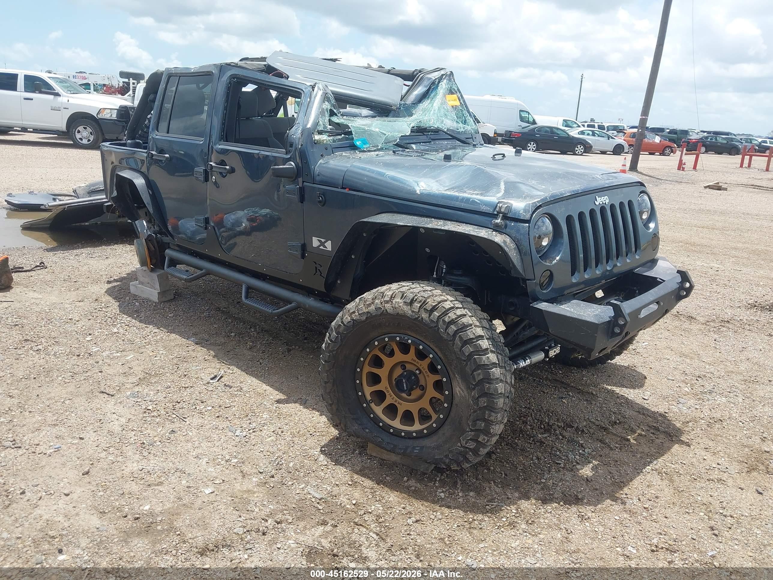 2008 Jeep Wrangler Unlimited X Dark Blue vin: 1J4GA39118L545203