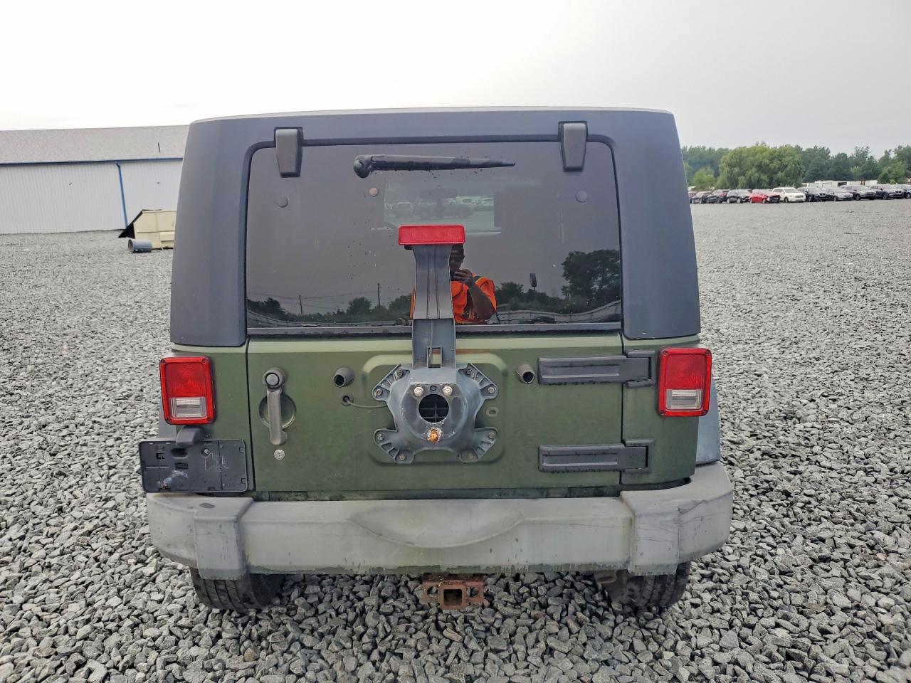 2008 Jeep Wrangler Unlimited X Green vin: 1J4GA39118L619767