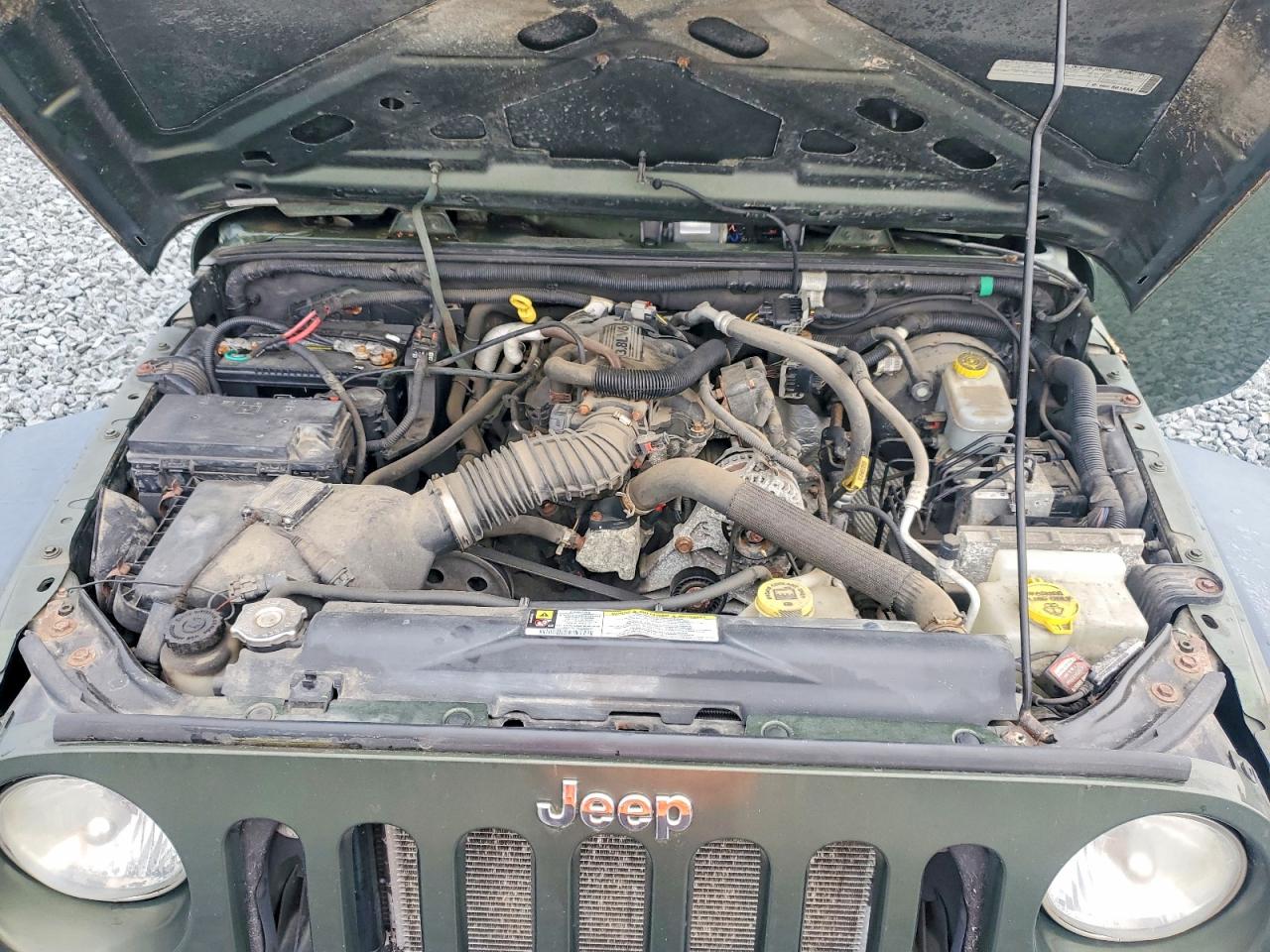 2008 Jeep Wrangler Unlimited X Green vin: 1J4GA39118L619767