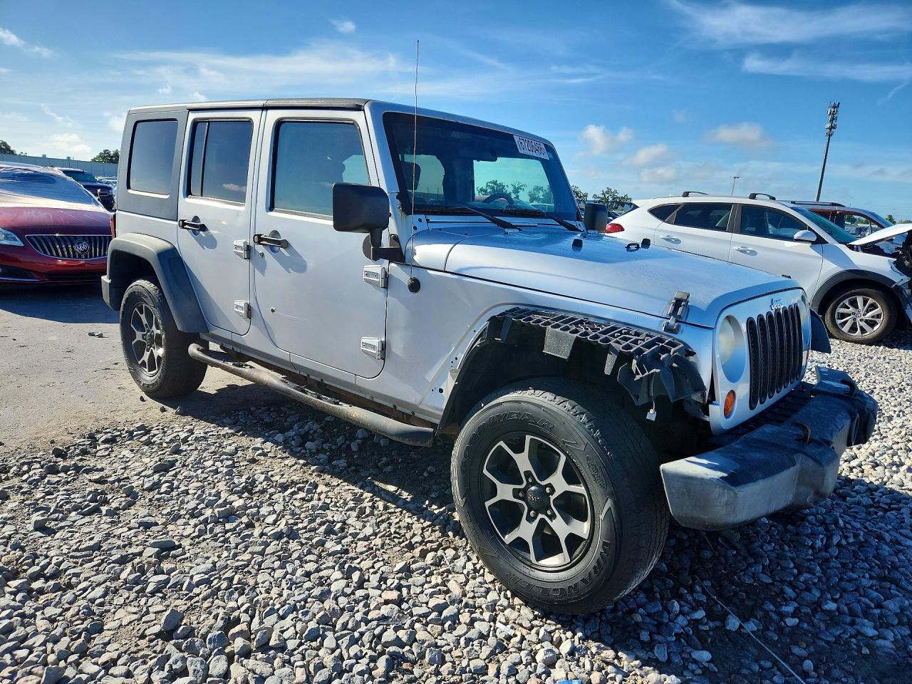 2009 Jeep Wrangler Unlimited X Серебряный vin: 1J4GA39119L730420