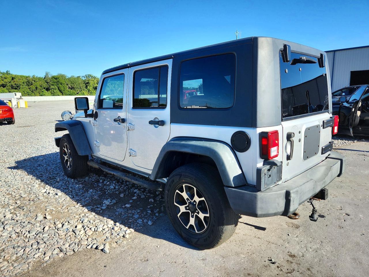 2009 Jeep Wrangler Unlimited X Серебряный vin: 1J4GA39119L730420
