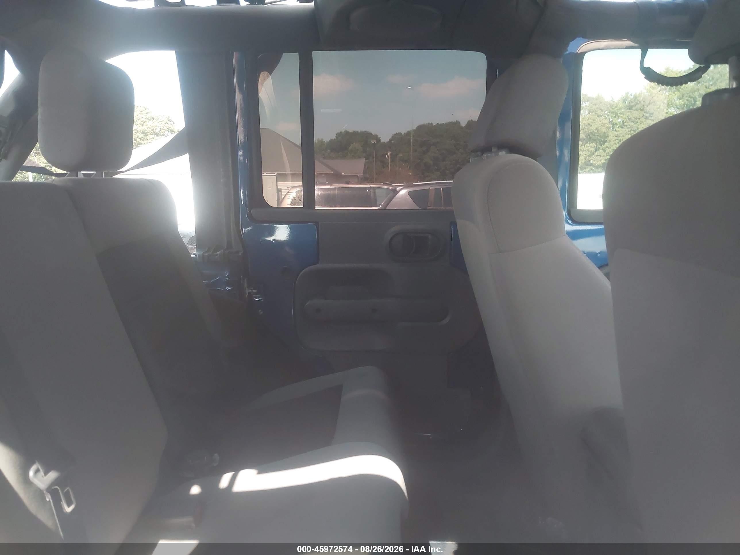 2009 Jeep Wrangler Unlimited X Blue vin: 1J4GA39119L774580