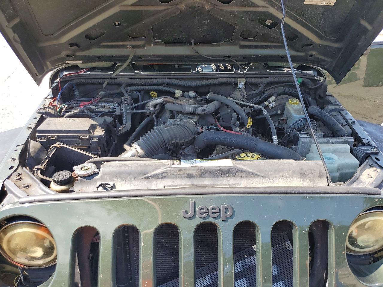 2007 Jeep Wrangler X Green vin: 1J4GA39127L189746
