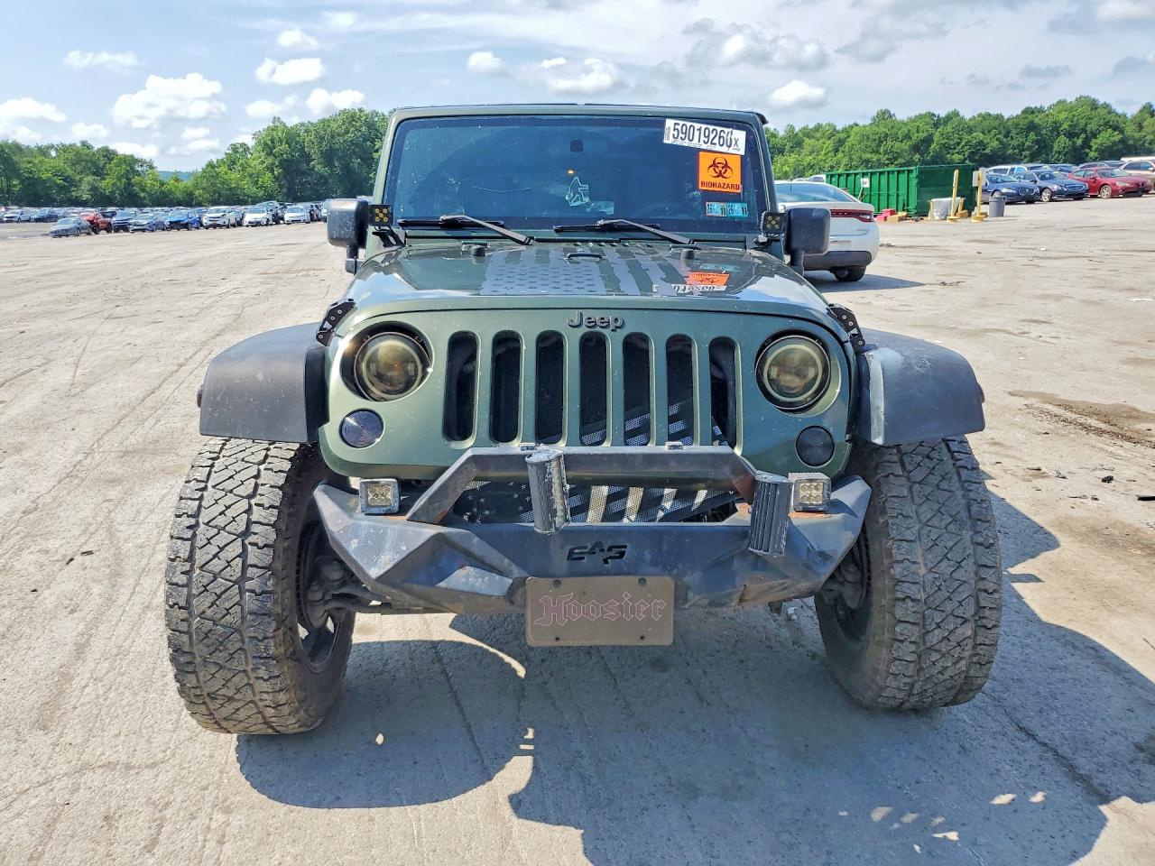 2007 Jeep Wrangler X Green vin: 1J4GA39127L189746